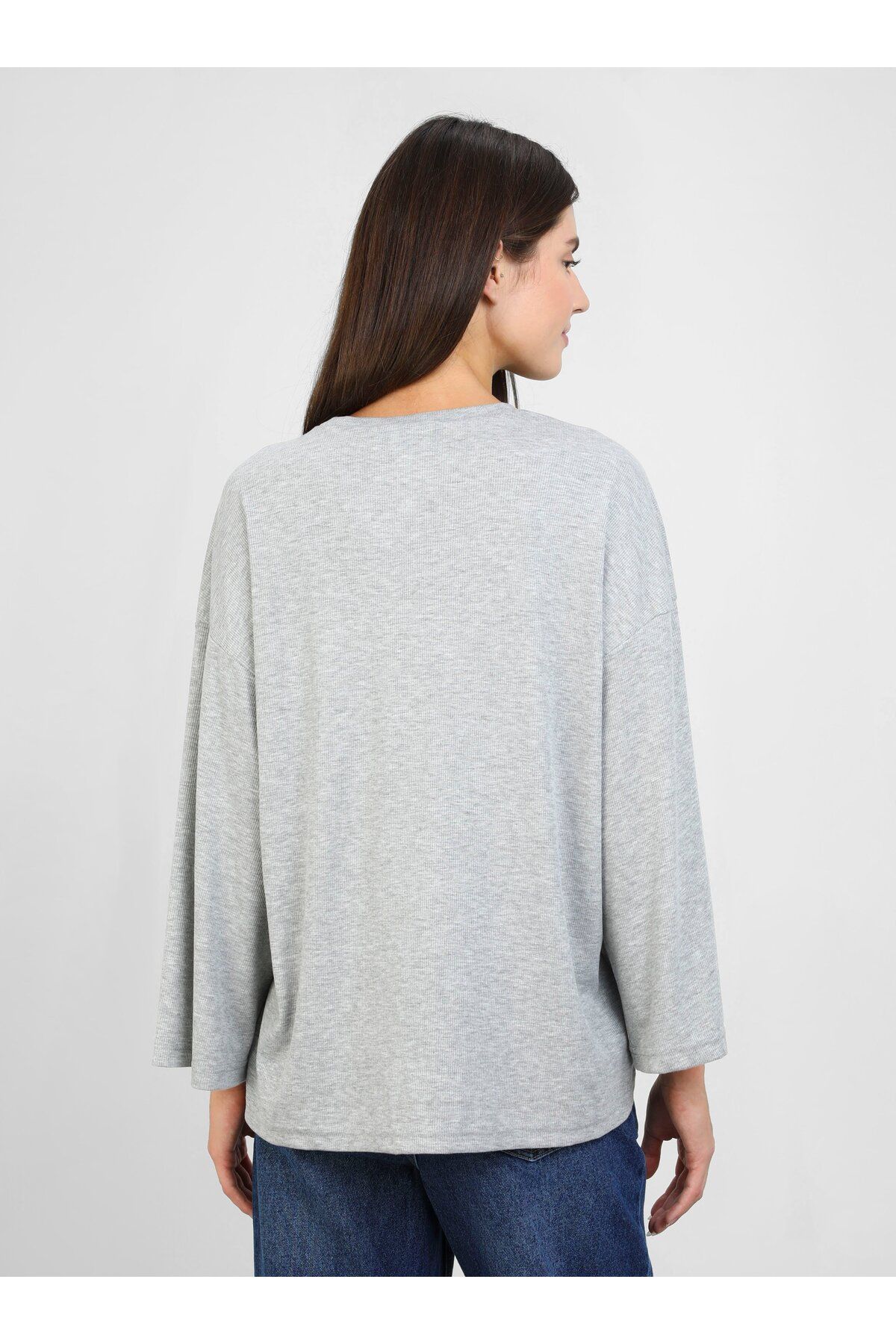 Benin-Tricou pentru femei Benin Grey Melange 5