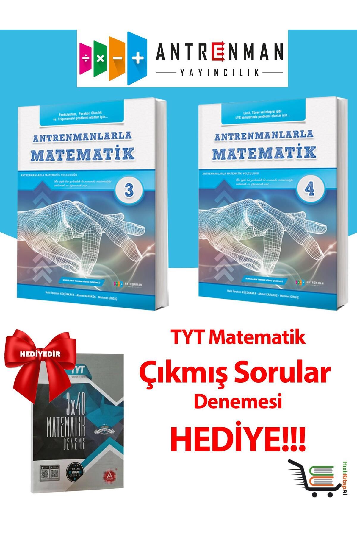 Antrenman Yayıncılık Matematik 3 ve 4 Soru Bankası Hediyeli!