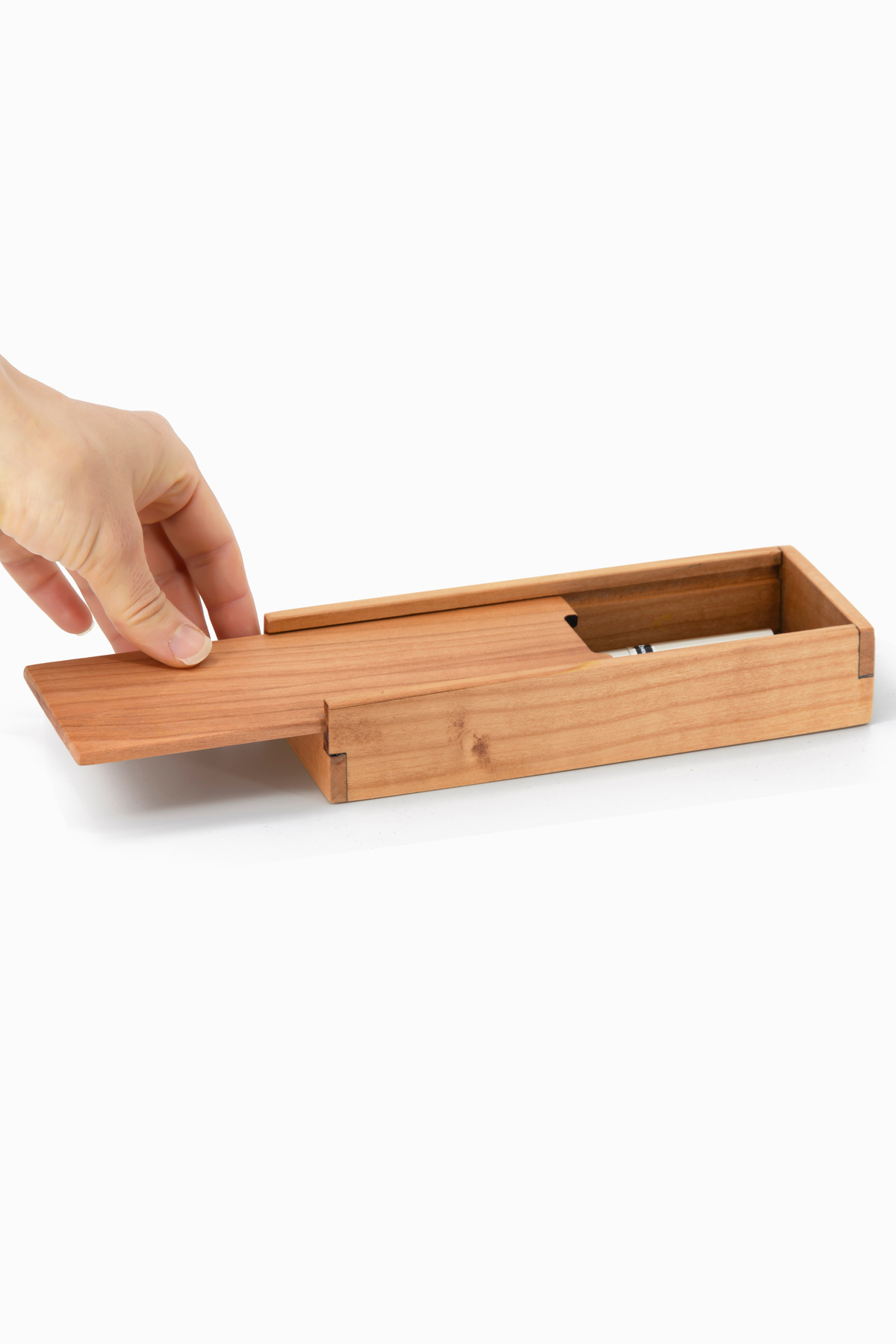 Woodsaka-- Horizontal Box with Sliding Lid-Small Size 4