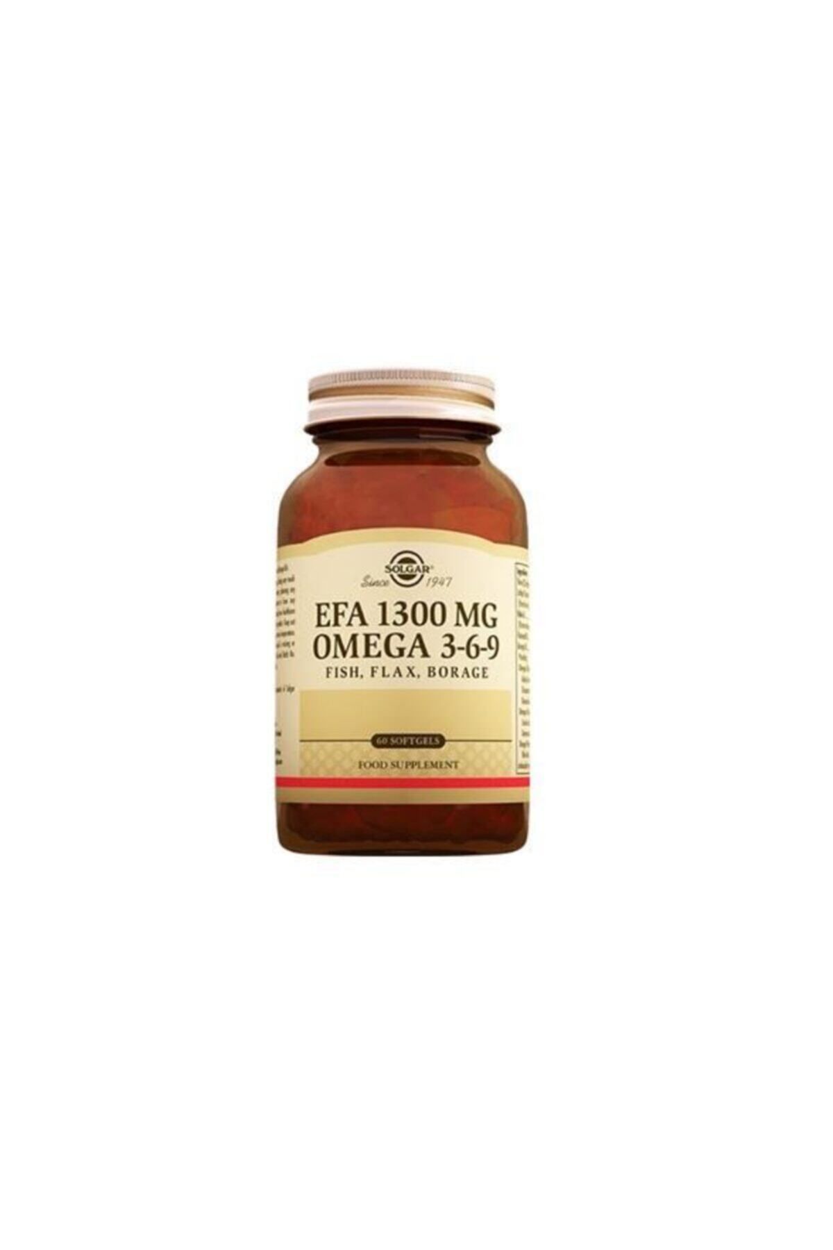 Solgar-Efa 1300 Mg Omega 3-6-9 60 Soft Gelatin Capsules 2