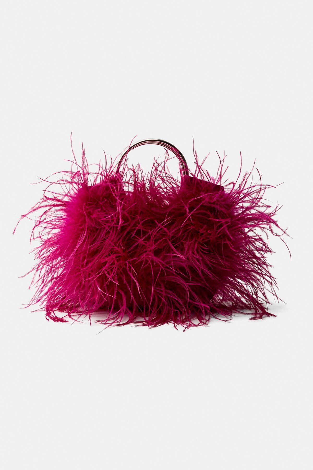 Bershka-Feather pouch bag 4