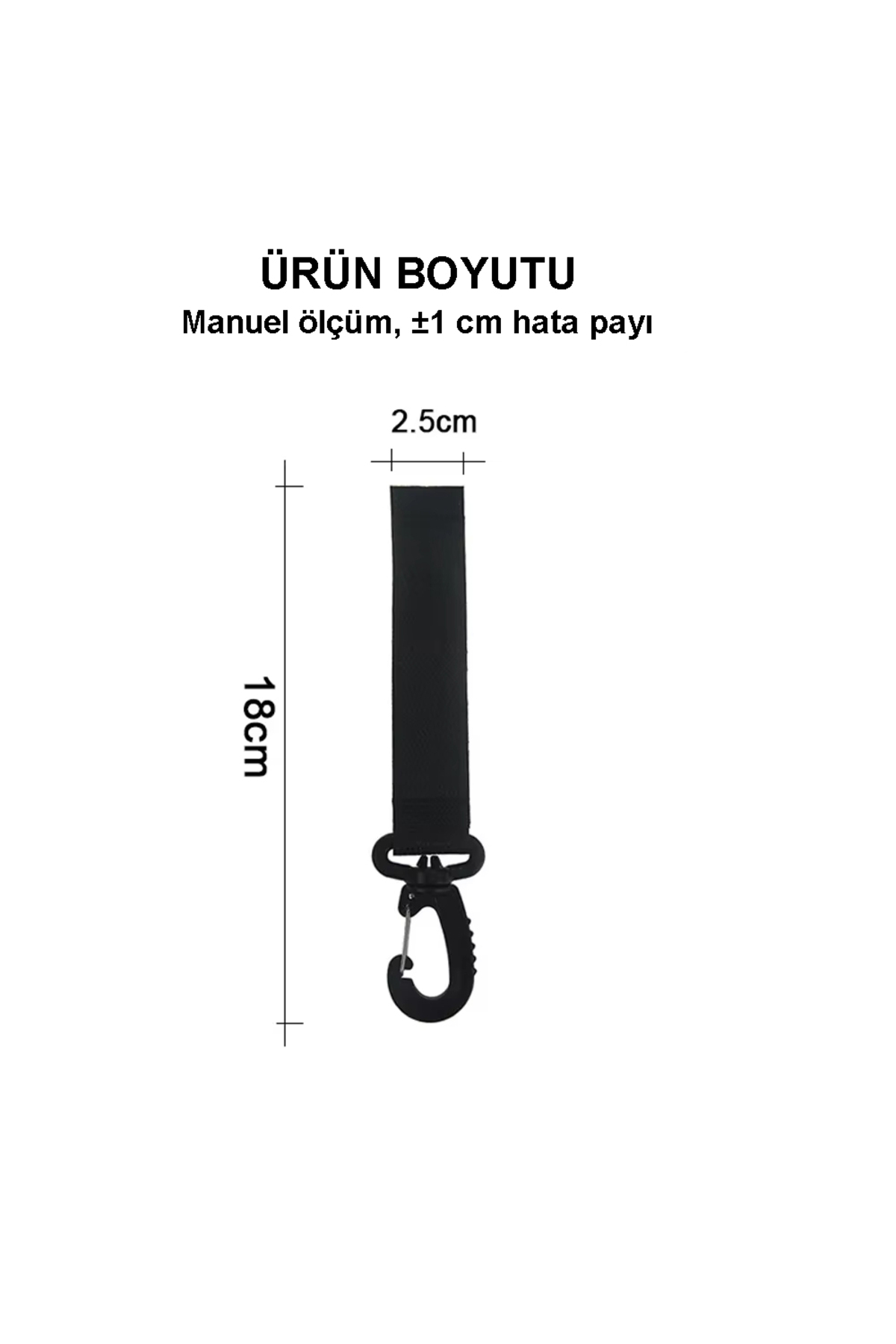 Wayne's 2'li Puset Kancası, Bebek Arabası Askı Aparatı, Çanta Ve Poşet Asma Aparatı fotoğrafı 4 (önizleme)
