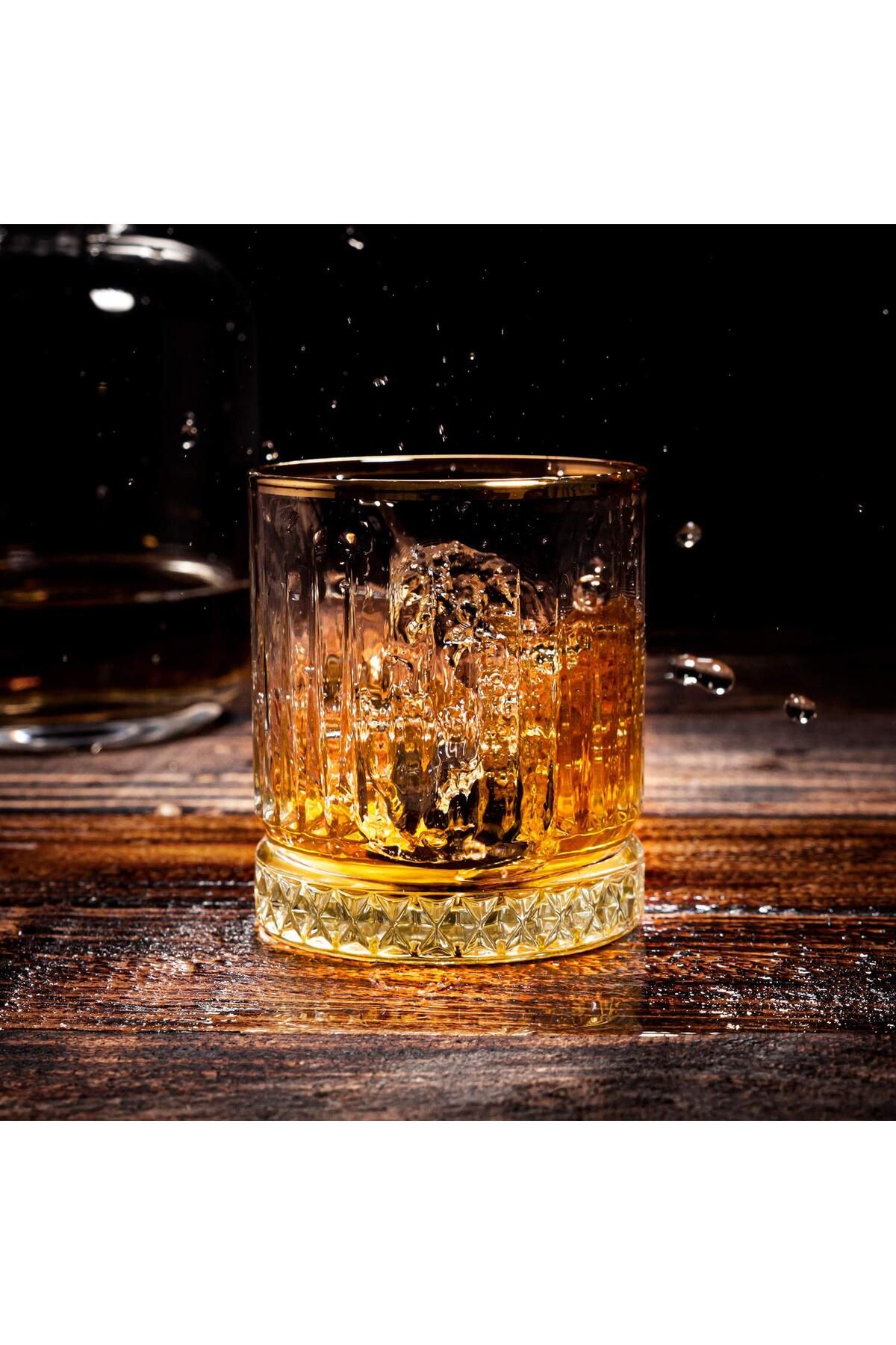Hediyesepeti-Großes Glas und 12 Marmor-Whiskey-Steine – Exklusives Whisky-Geschenkset mit Samtbeutel, Geschenk für Väter 5