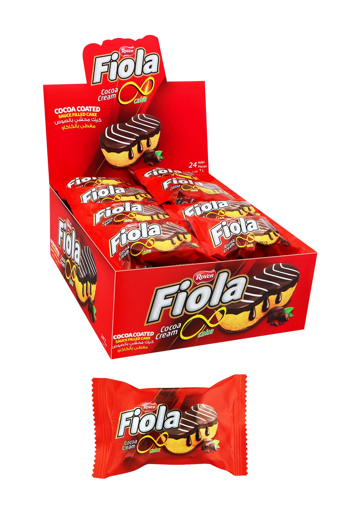 Fiola Çikolatalı Kek 25 gr X 24