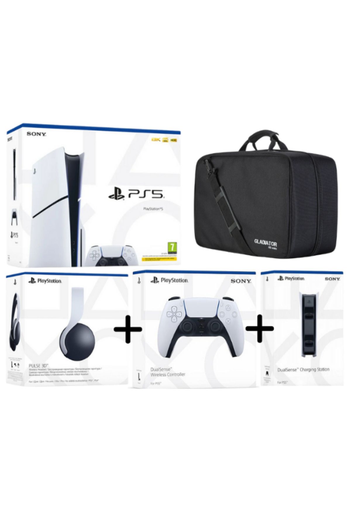 Sony PS5 PLAYSTATİON 5 CD'Lİ  FULL PAKET - PULSE 3D - DUALSENSE - ŞARJ İSTASYONU (ÇİFT KOL)