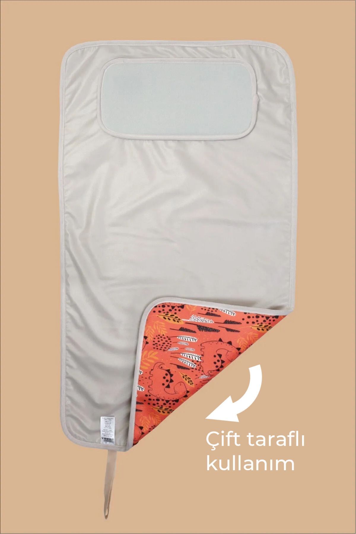 HAMUR Anne Bebek Bakım Örtüsü Yenidoğan Alt Açma Değiştirme Bonatitan Organizer Pedi Minderi Çift Taraflı fotoğrafı 4 (önizleme)