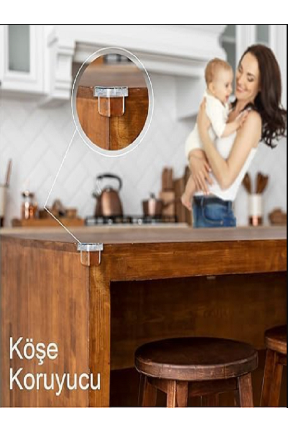 HappiestBaby Kauçuk Kenar ve Köşe Koruyucu 4 Adet Bebek Güvenliği fotoğrafı 3 (önizleme)