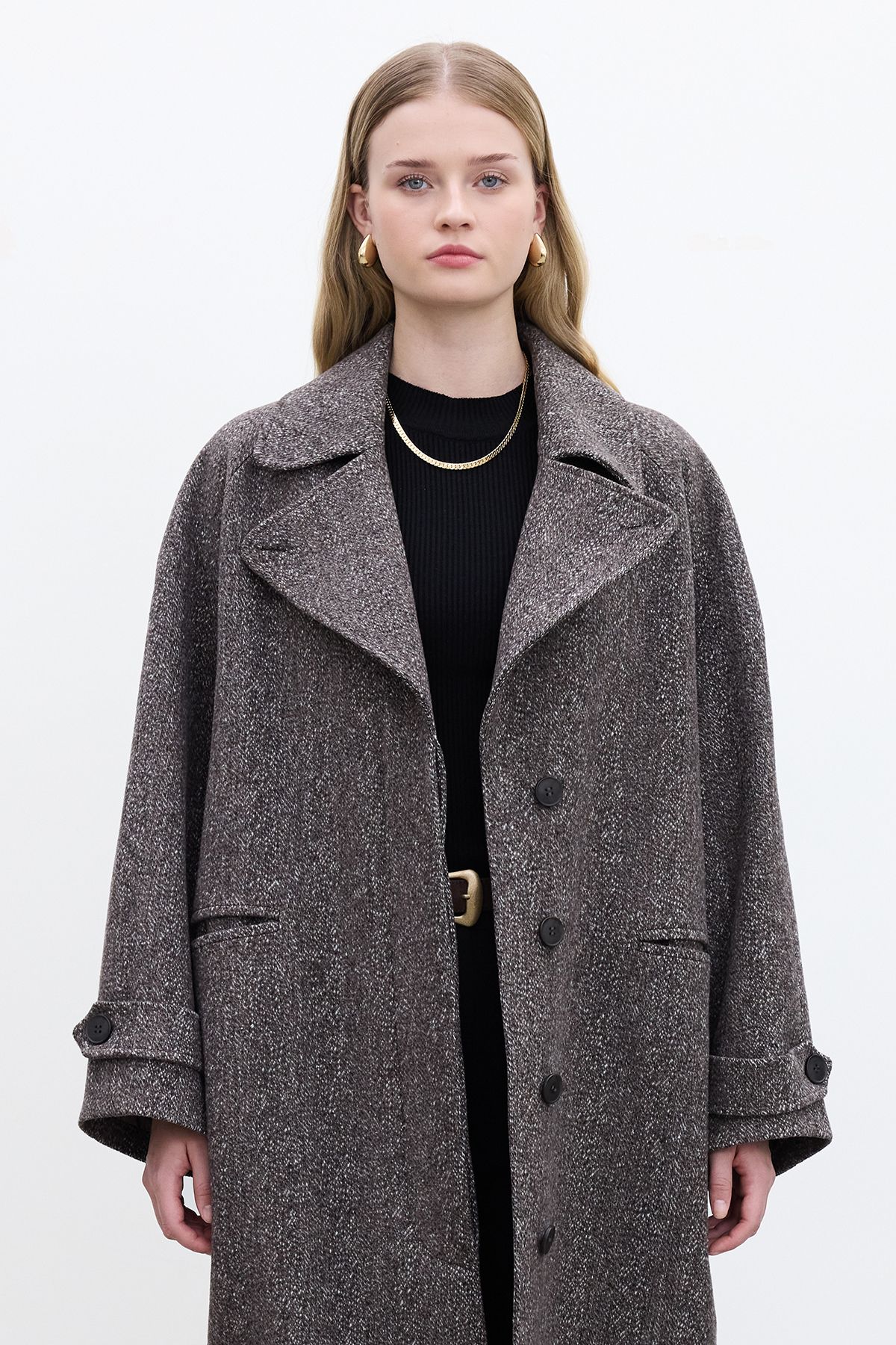 Manuka-Asymmetrical Closure - Cashew Coat Mink 3