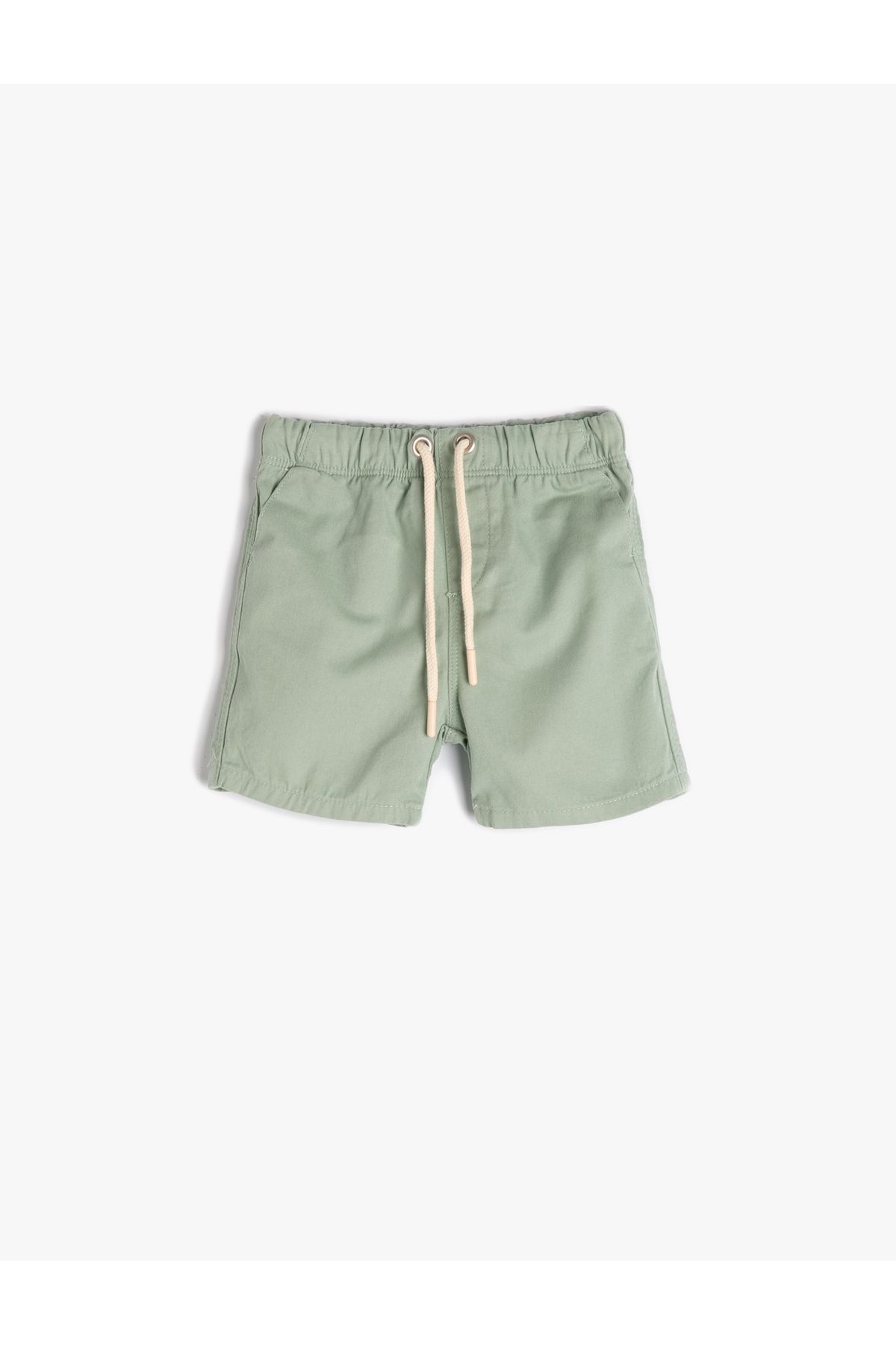 Koton-Basic Shorts with Tie Waist Cotton 1