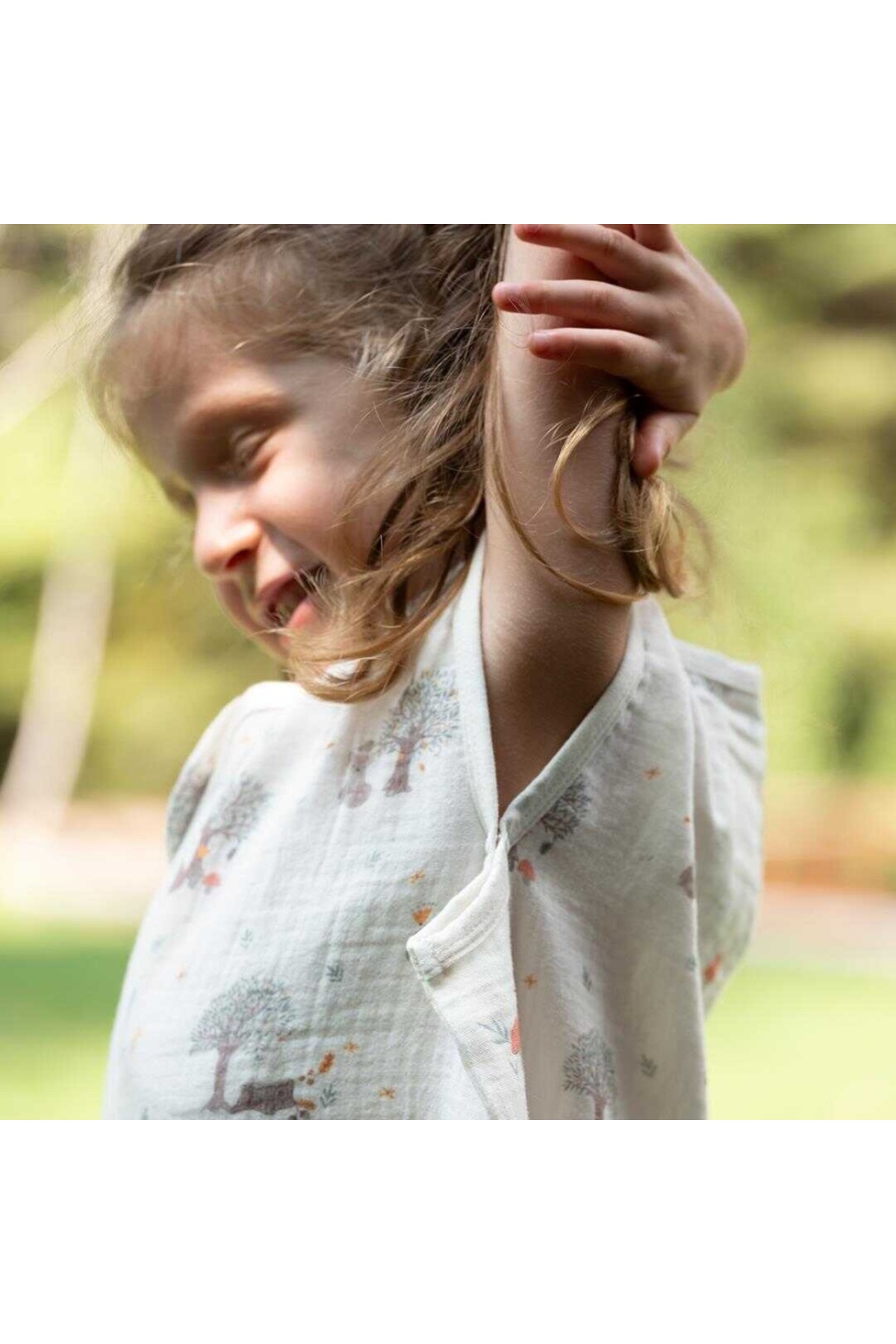 Owli Lovelayers 2 Kat Müslin Ayaklı Uyku Tulumu Forest fotoğrafı 7 (önizleme)