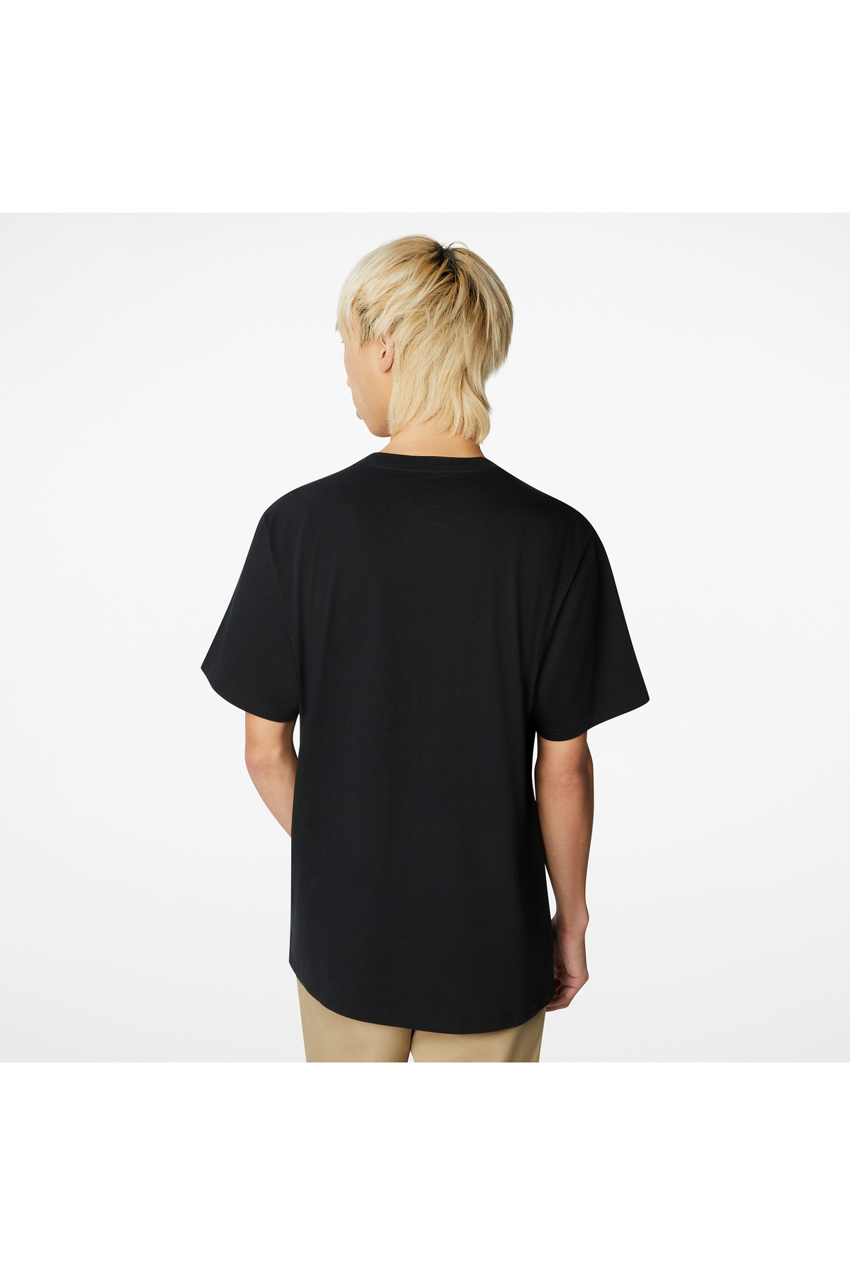 Converse Go-To All Star Patch Logo Unisex Siyah T-Shirt görsel 3