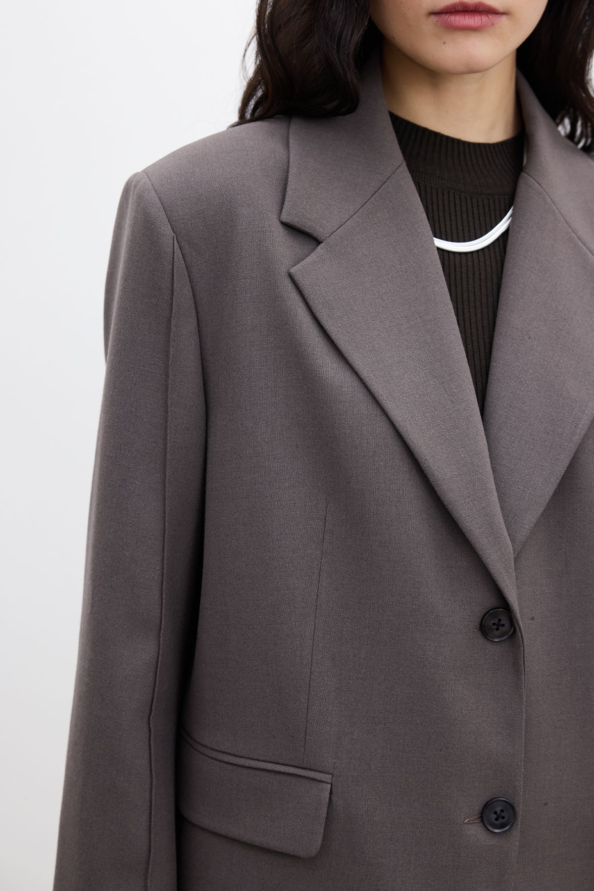 Manuka-Mink Classic Cut Blazer Jacket 4