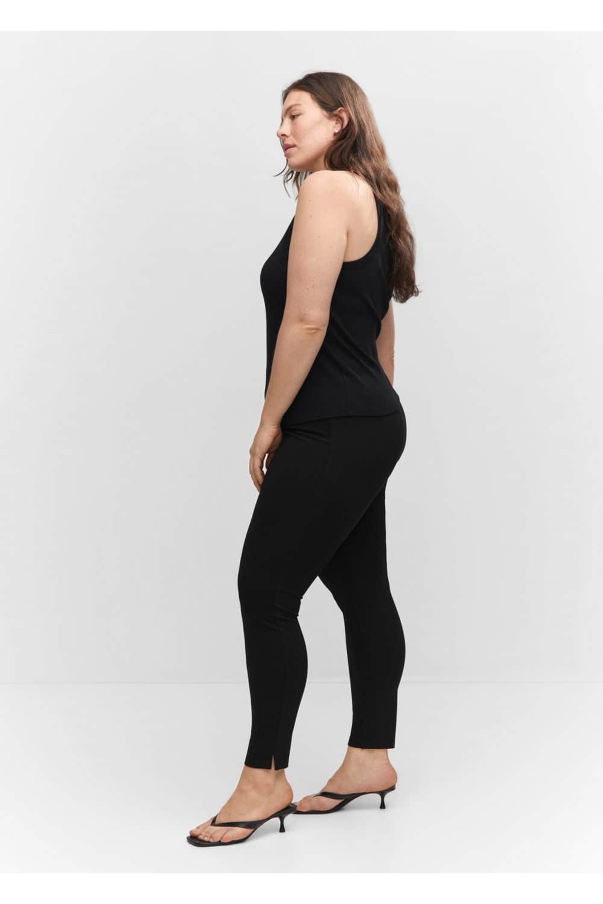 MANGO Woman-High waist tights 6