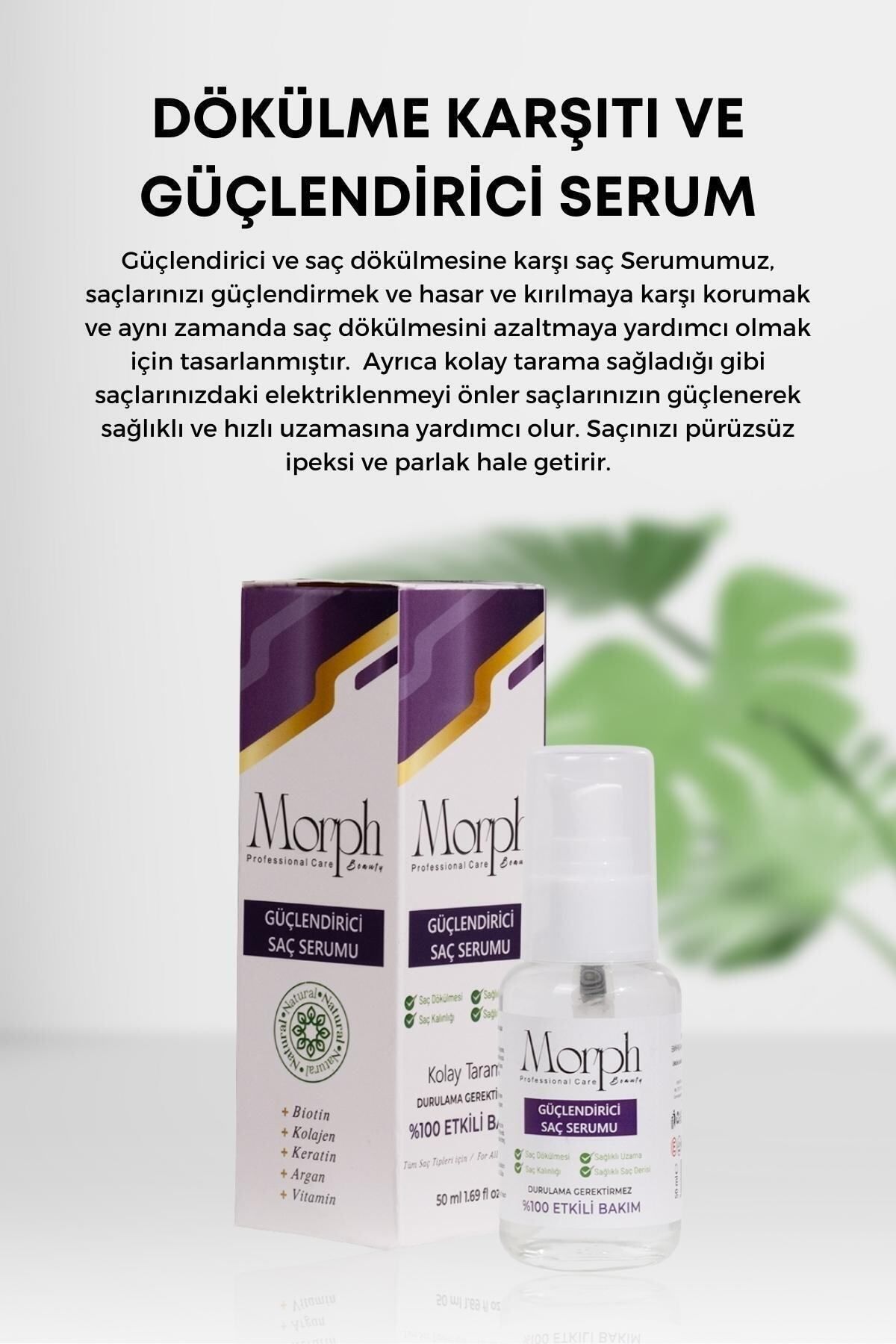 morphbeauty Hızlı Saç Uzatma,saç Dökülmesine Karşı, Saç Teli Güçledirici Ve Kalınlaştıran, Saç Serumu 50 Ml-3