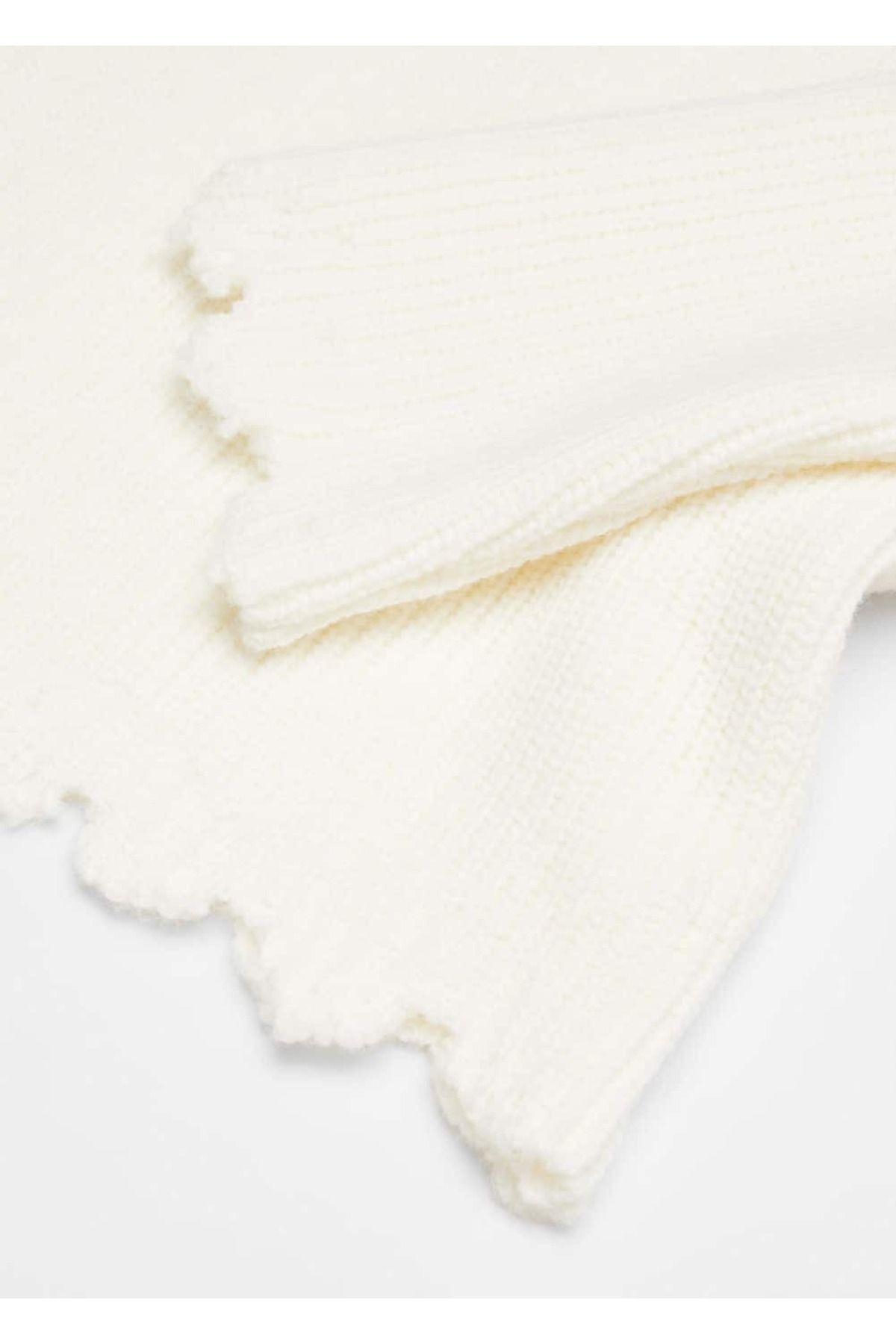 MANGO Woman-Round Neck Cotton Linen Knitwear Sweater 8