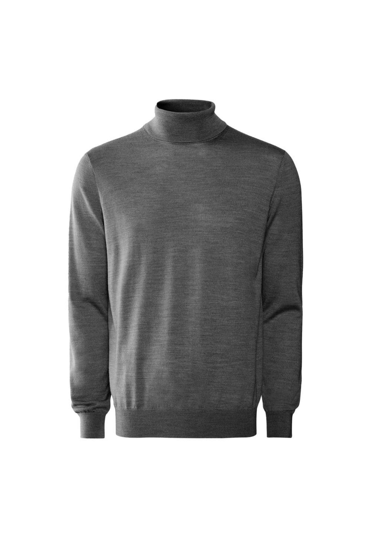 MANGO Man-Vysoký svetr ze 100% merino vlny 3