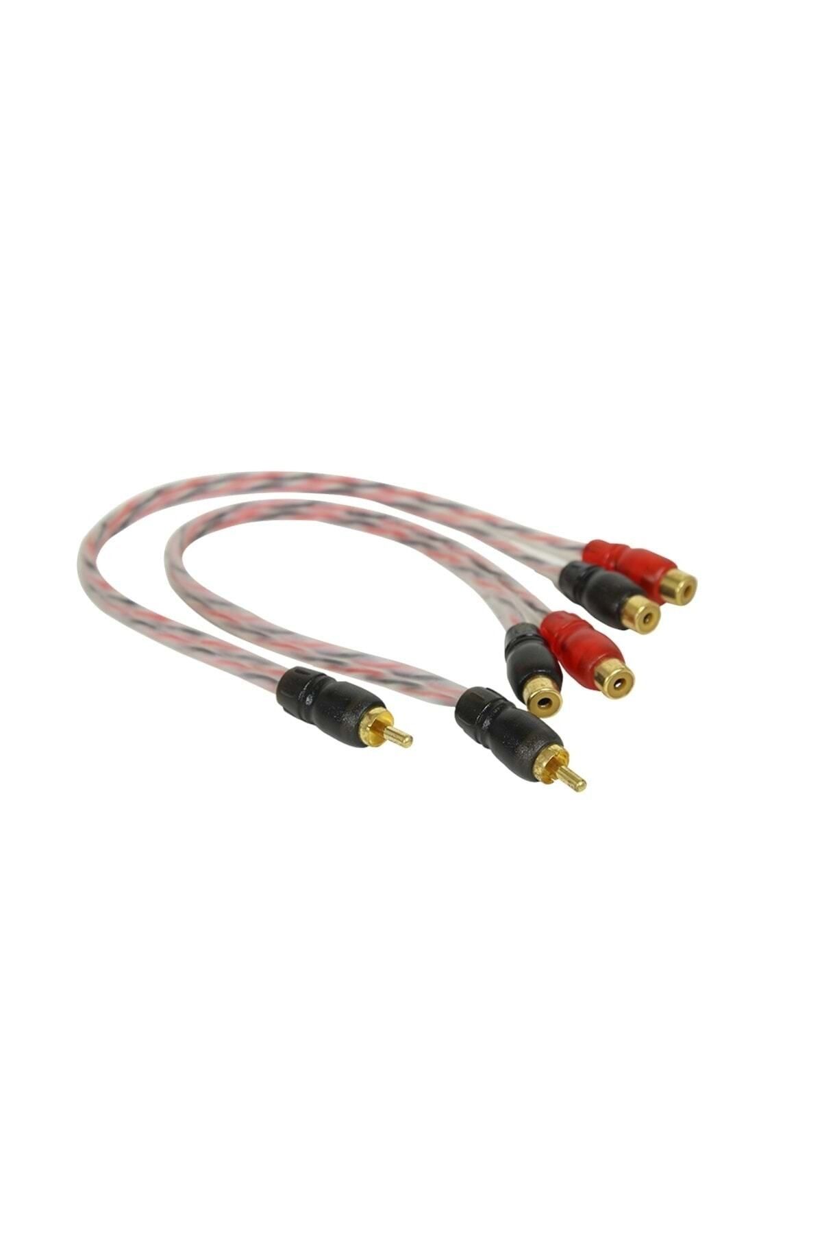 AHMET OTOMOTİV Rs-2f1m Anfi Y Kablo 1 Erkek 2 Dişi 2 Adet Xv Sound