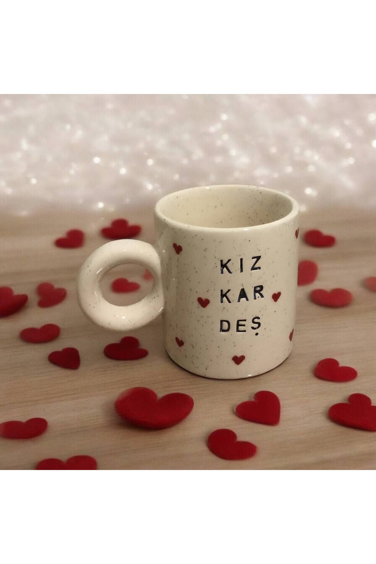 HomeSipahi Özel el yapımı (KIZ KARDEŞ) Mug kupa bardak