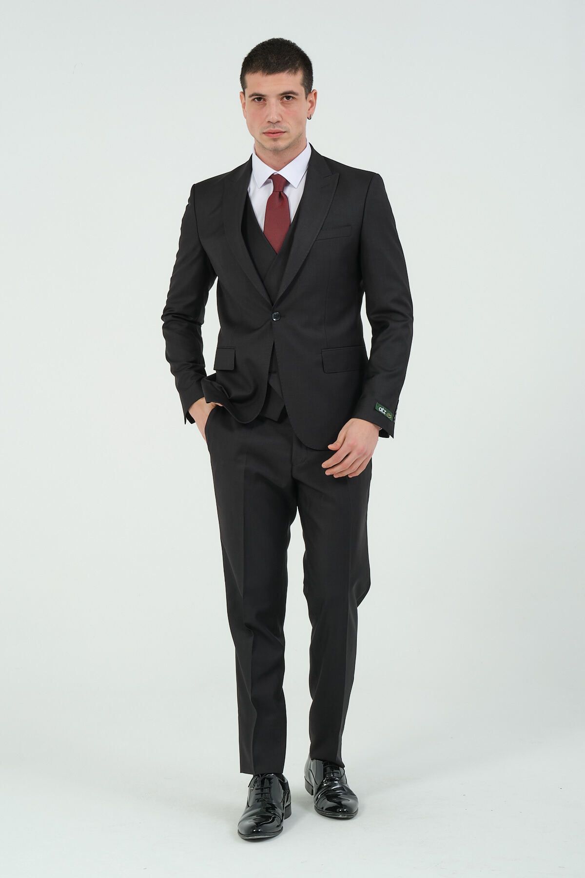sarprun fashion Yelekli Dar Kesim Slim Takım Elbise