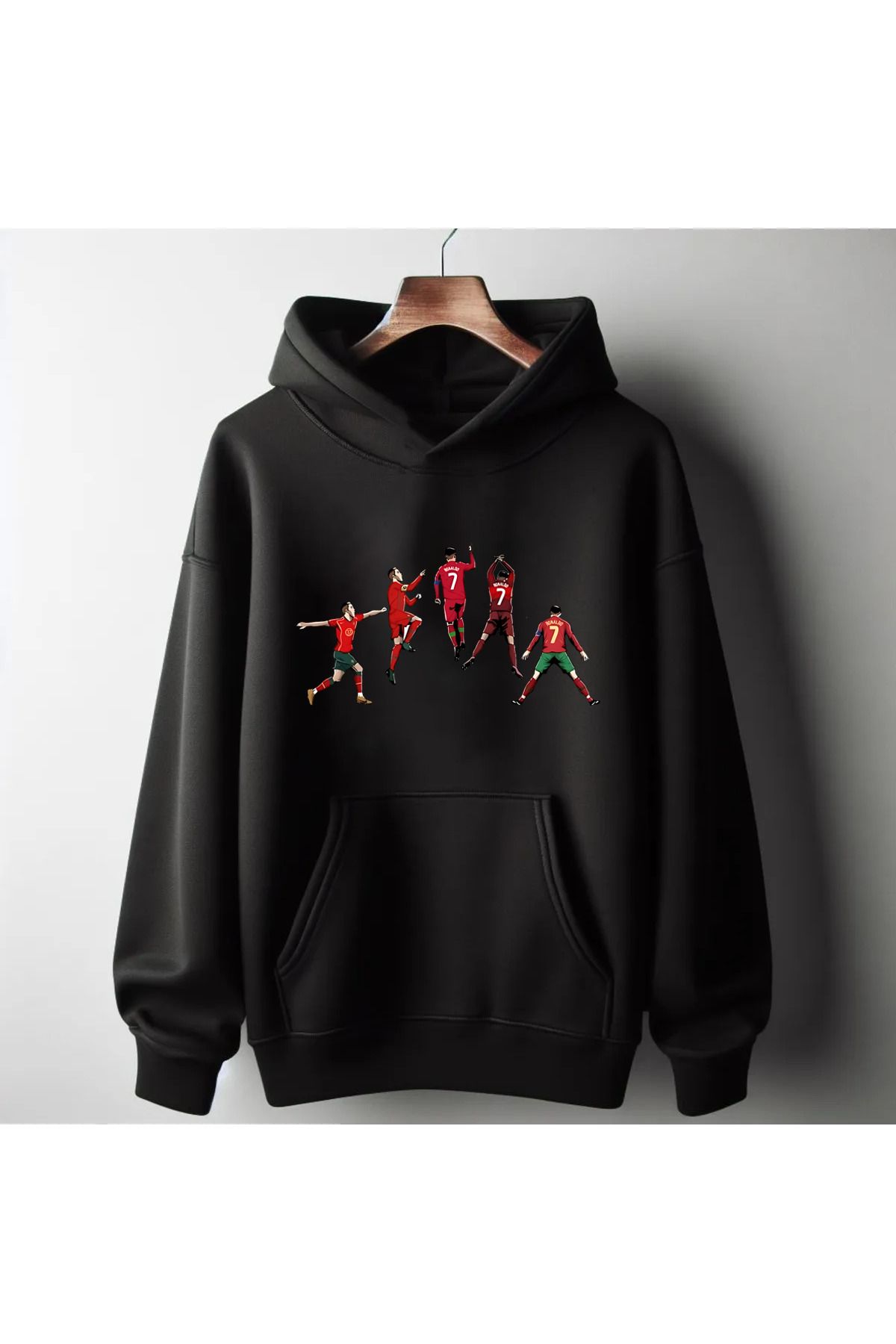 Pisa Art Cristiano Ronalo Portekiz Siu Özel Tasarım Unisex Sweatshirt