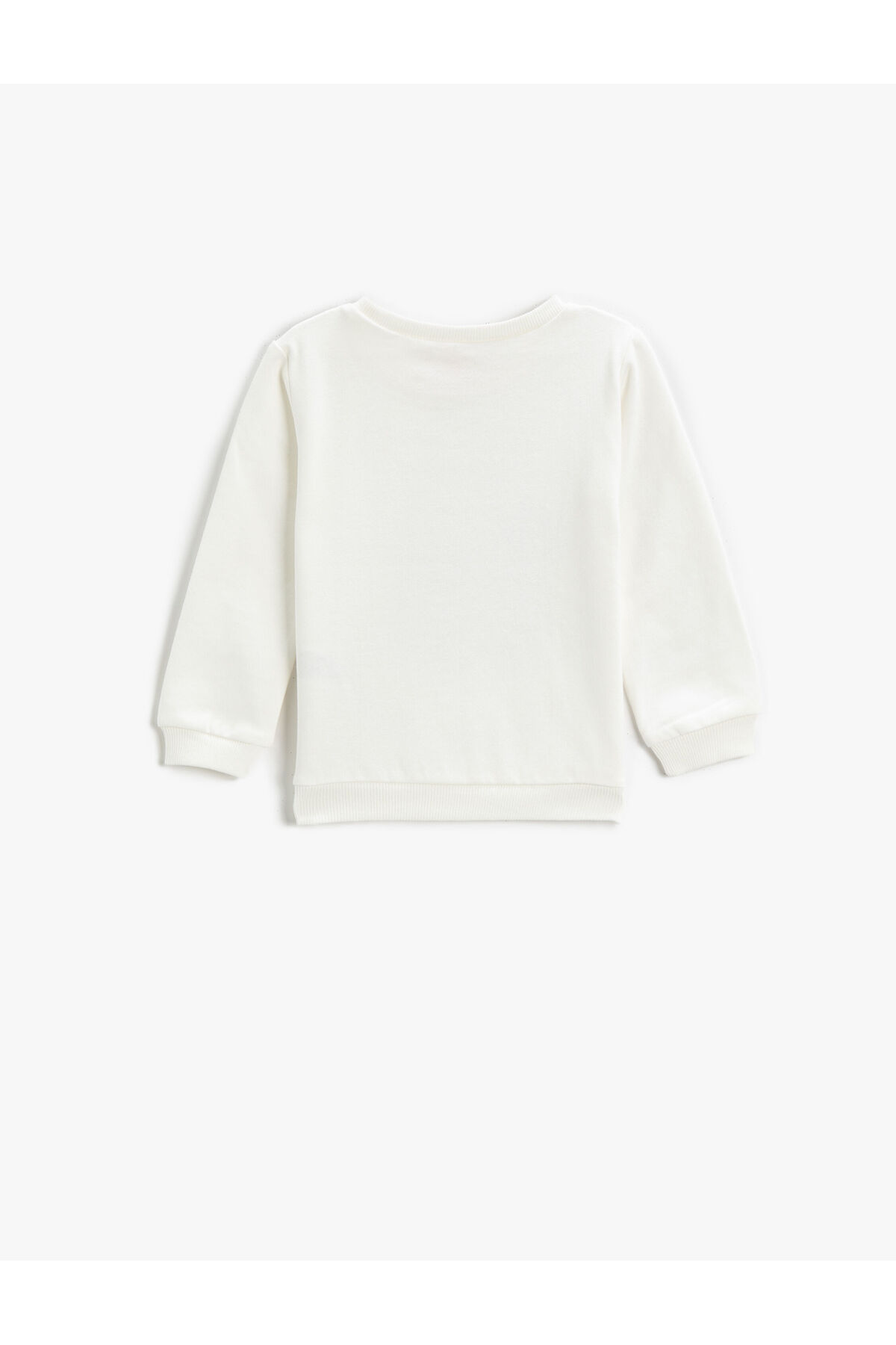 Koton Sweatshirt Baskılı Uzun Kollu Bisiklet Yaka Pamuklu fotoğrafı 2 (önizleme)