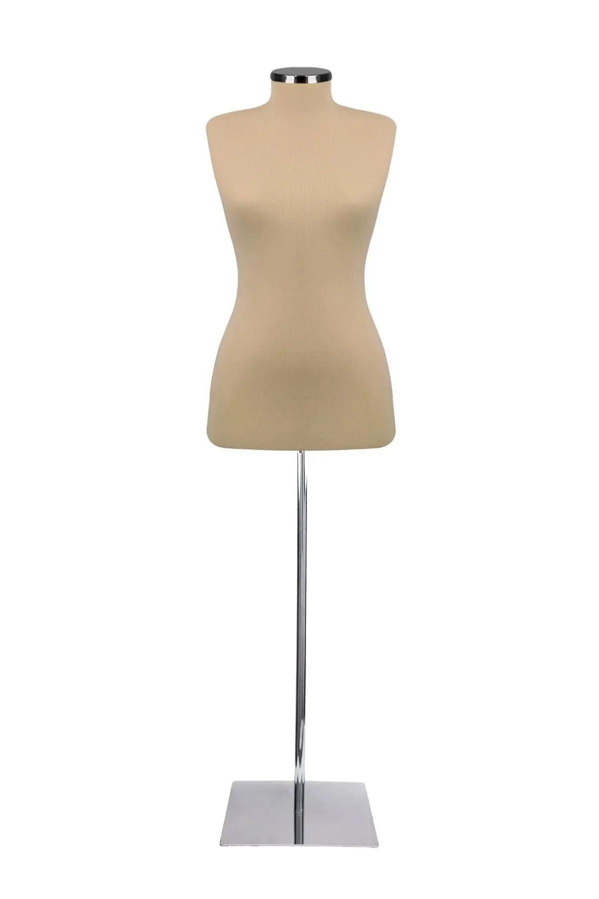 Manken İstanbul-Cream Sponge Metal Pedestal Needle Sinkable Tailor Manikin - Size 36-46 Po-01 2