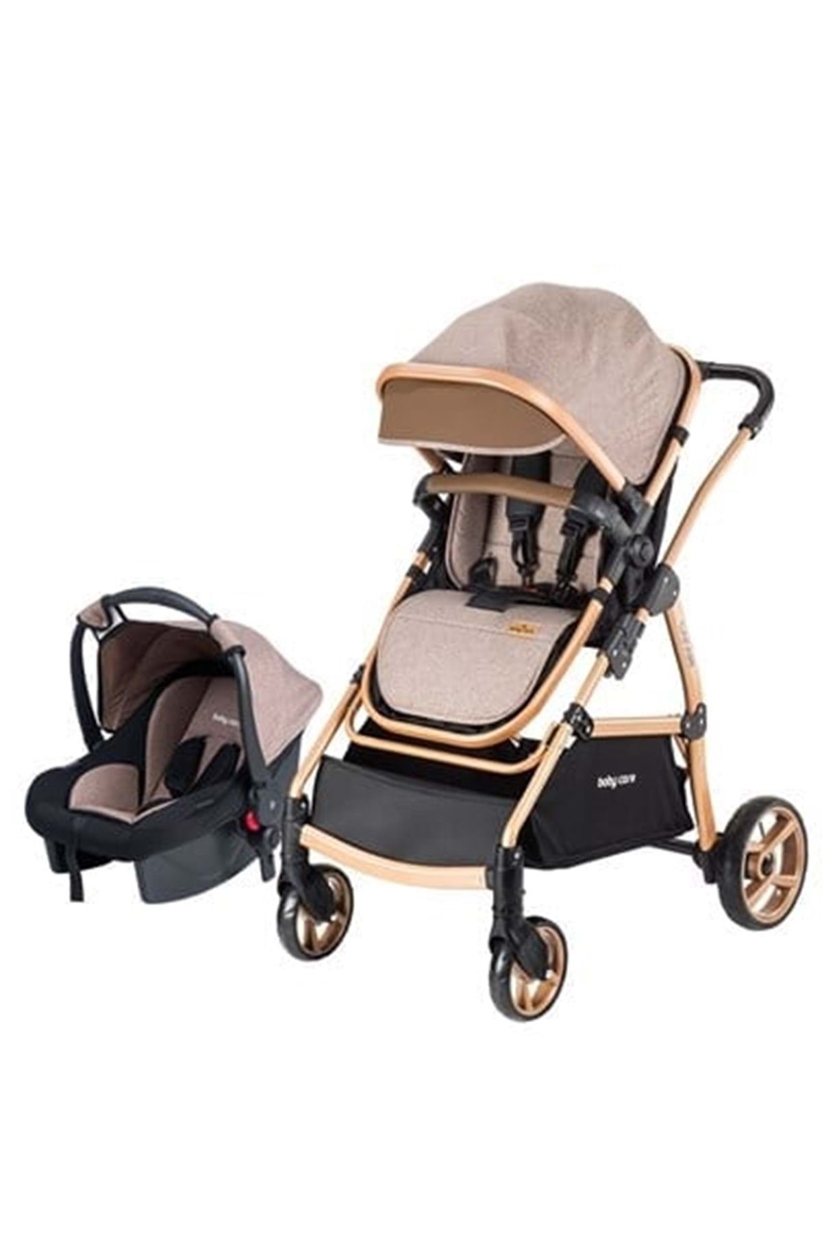 Koala Babycare BC-315 Safari Pro Travel Bebek Arabası & Puset Gold-Kahve (BC-315-N)