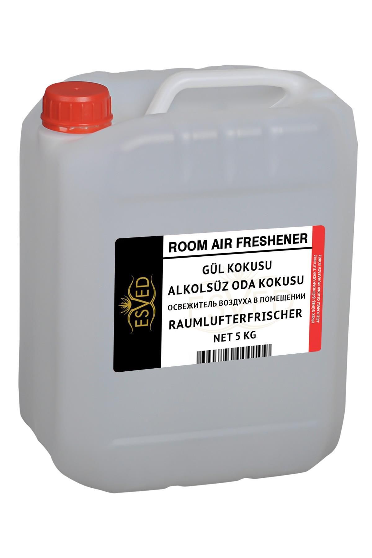 ESVED Gül Kokusu Alkolsüz Oda Parfümü, Ortam Kokusu, Araç ve Ev Kokusu 5 Litre