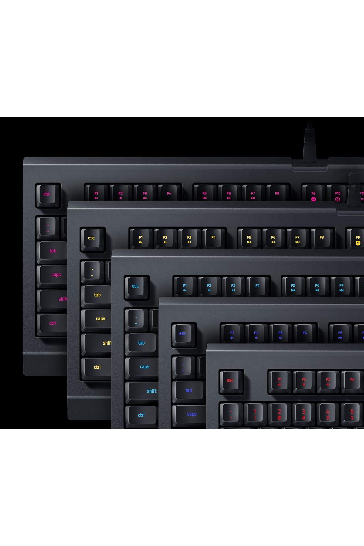 RAZER-Cynosa Lite Gaming Keyboard - Single Zone Chroma RGB, Spill-Resistant, Programmable Macros 4