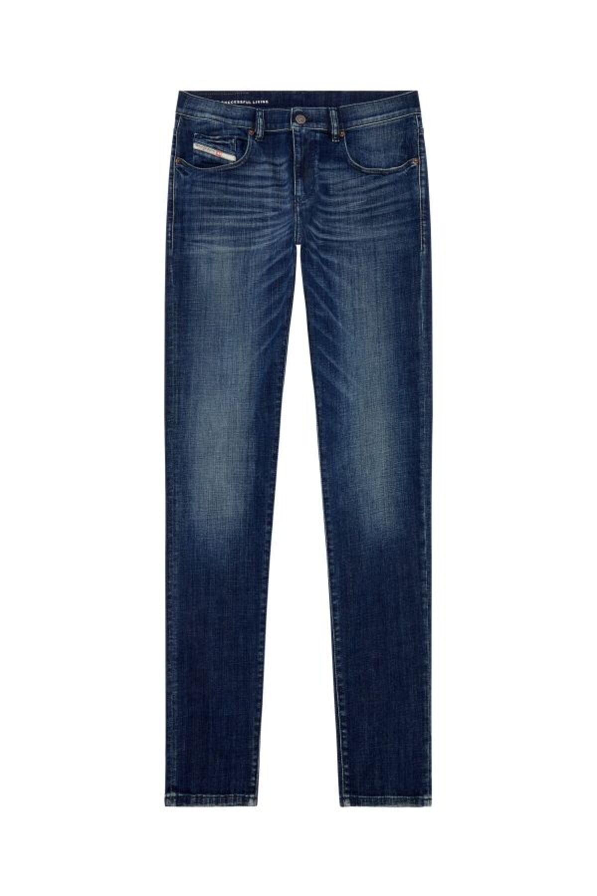 شلوار جین آبی مردانه Slim Fit Blue Jean 2019 D Trukt Diesel
