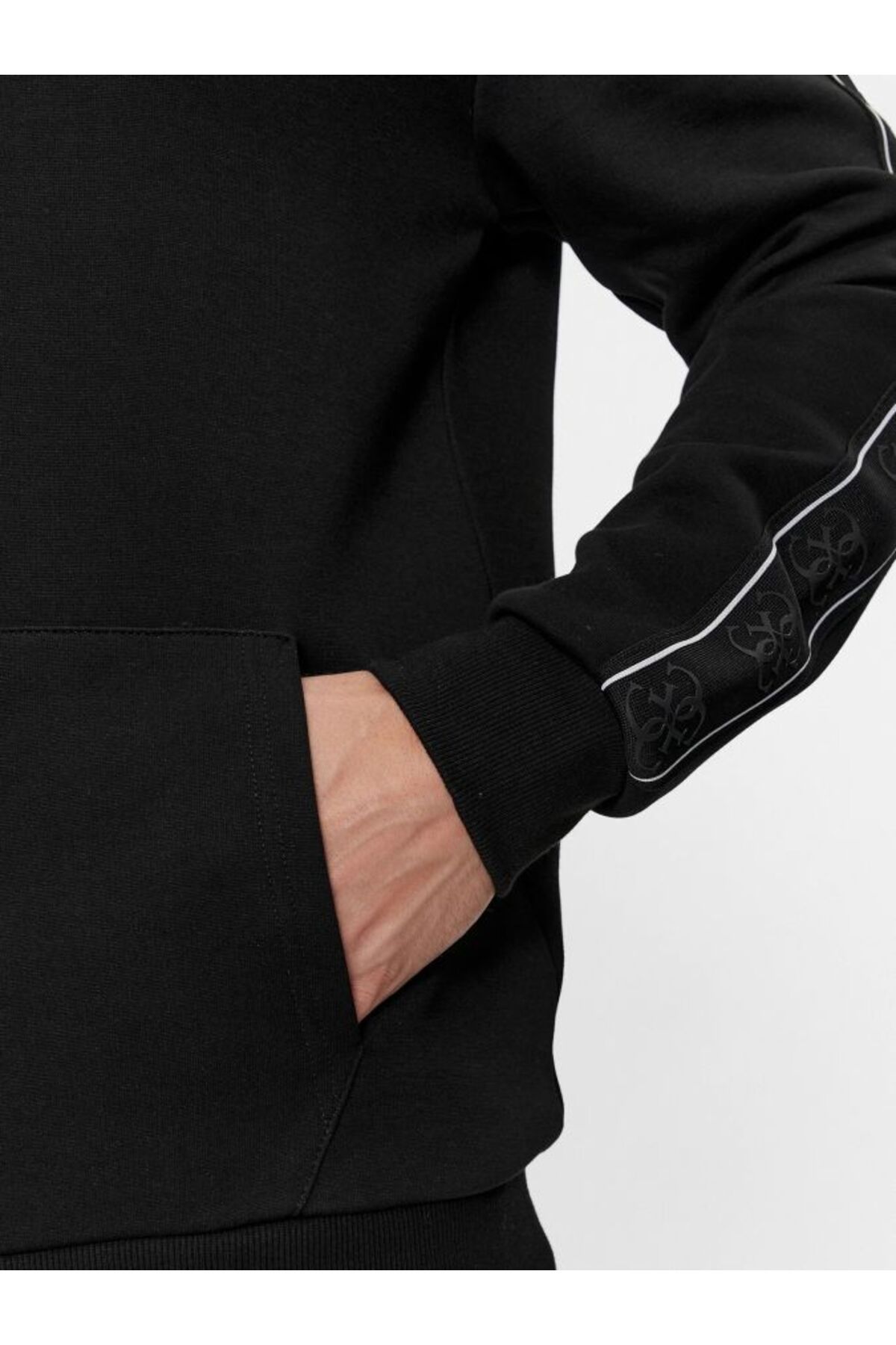 سویشرت مشکی مردانه سویی شرت اورجینال Guess