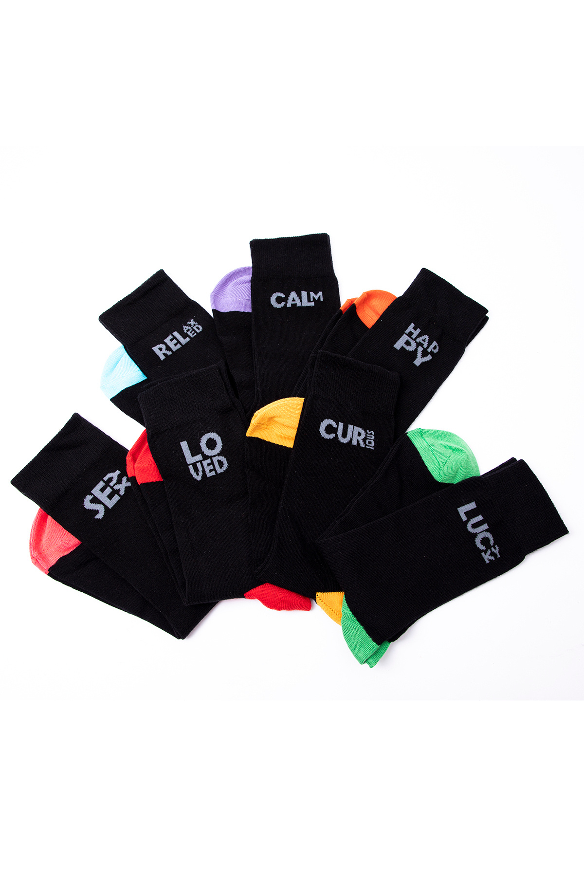 Biggdesign-Nálady Up 7 Pack pánské ponožky 4