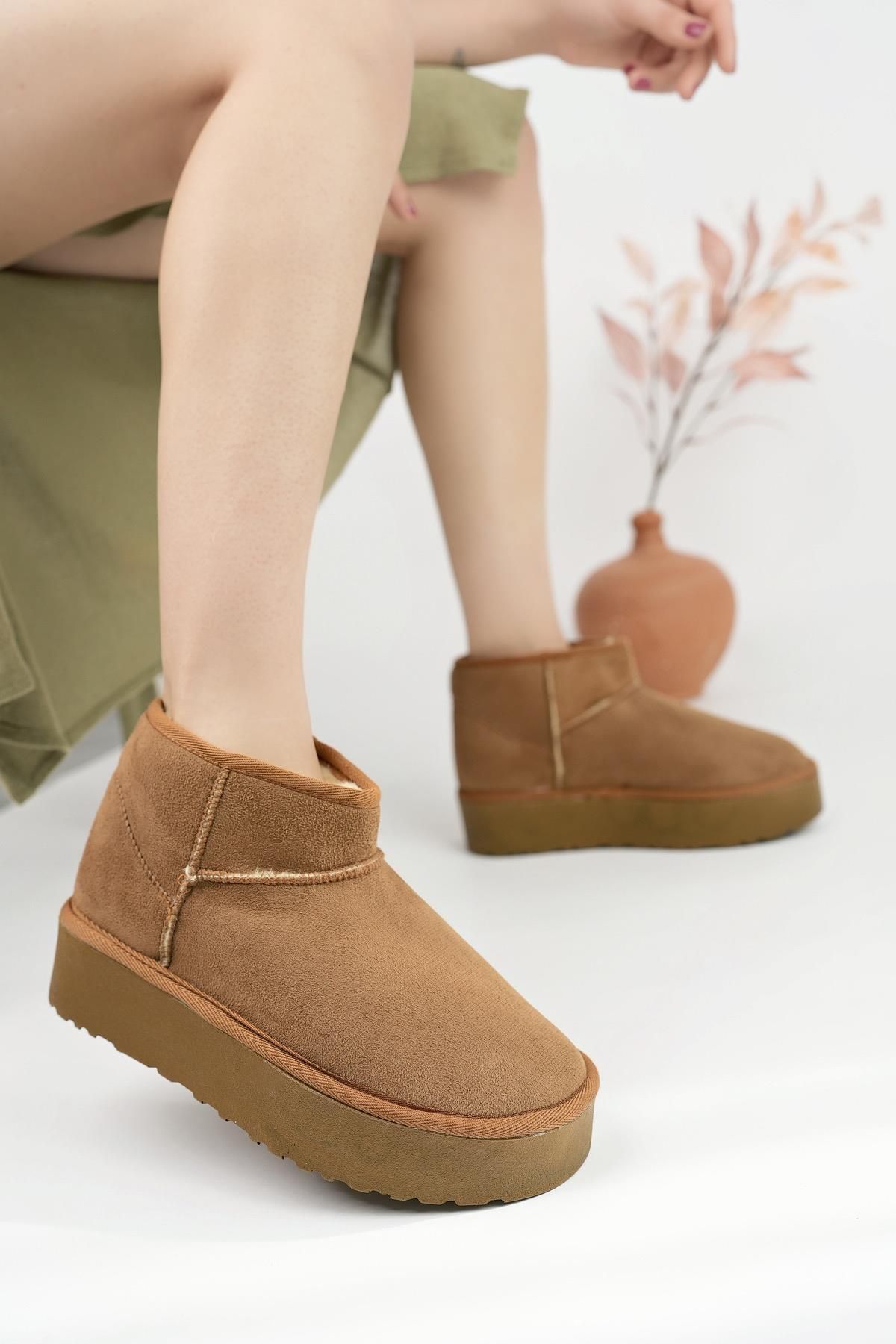 XStreet-Γυναικείες μπότες Sophie 101 Wool Short Wedge 3