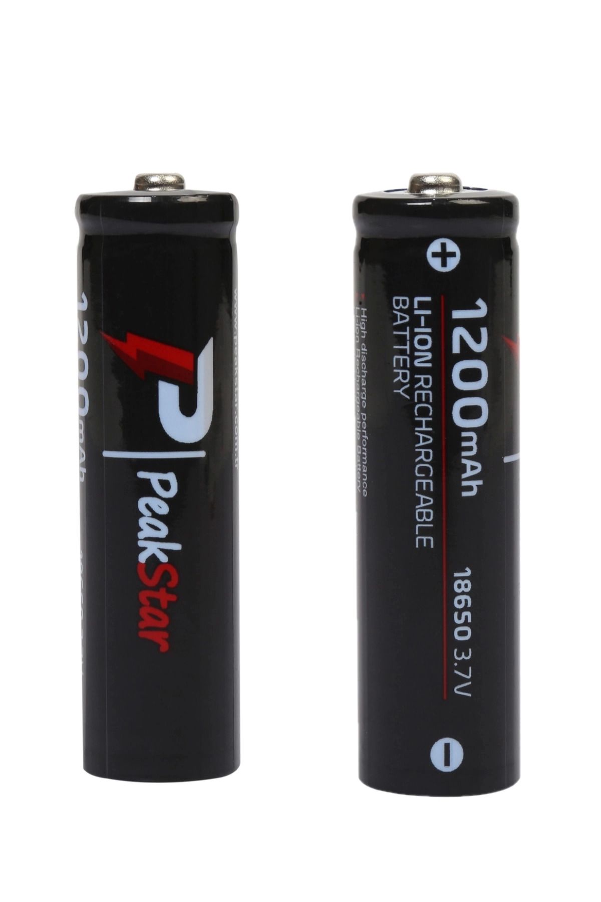 tammarket 3.7 V 1200 Mah Şarj Edilebilir 18650 Turbo Model Li-ion Şarjlı Pil