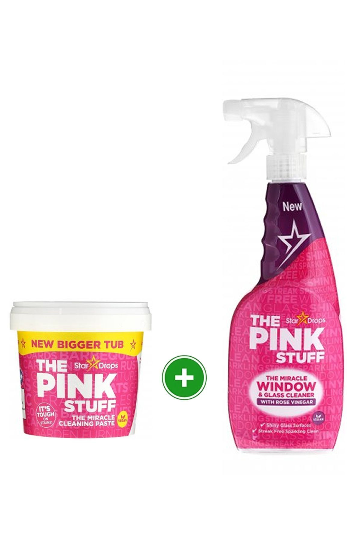 PİNK The Pink Stuff Temizlik Temizlik Macunu 850 gr The Pink Stuff Cam Temizleyici 750 ml