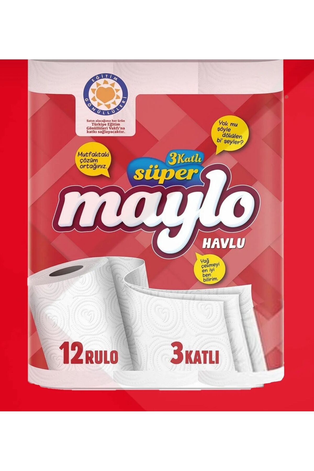 Maylo SÜPER MAYLO KAĞIT  HAVLU 12'Lİ