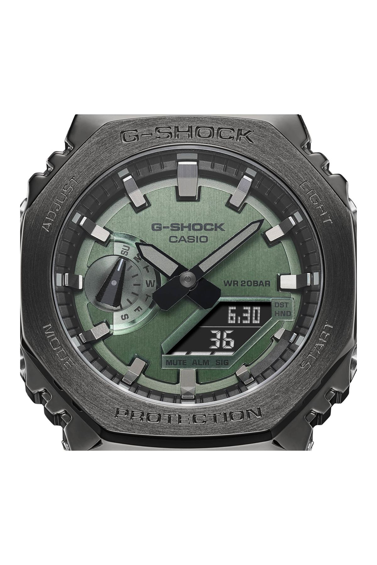 G-SHOCK-GM-2100 herren Uhr Grün GM-2100B-3AER 3