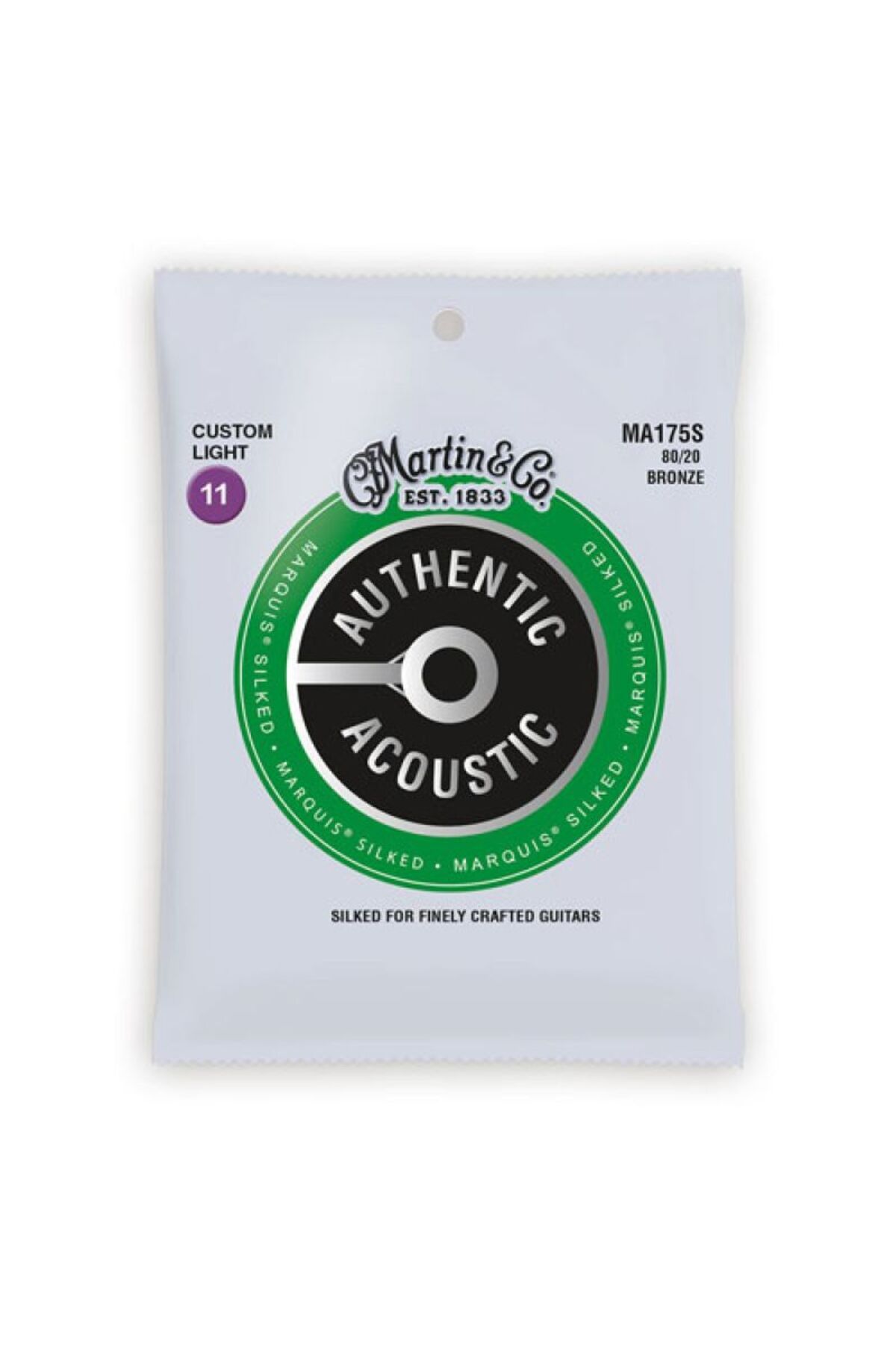 MARTIN & CO-Martin Co Ma175S Marquis 80/20 Bronze Acoustic Guitar Strings (Custom Light 11-52) 1