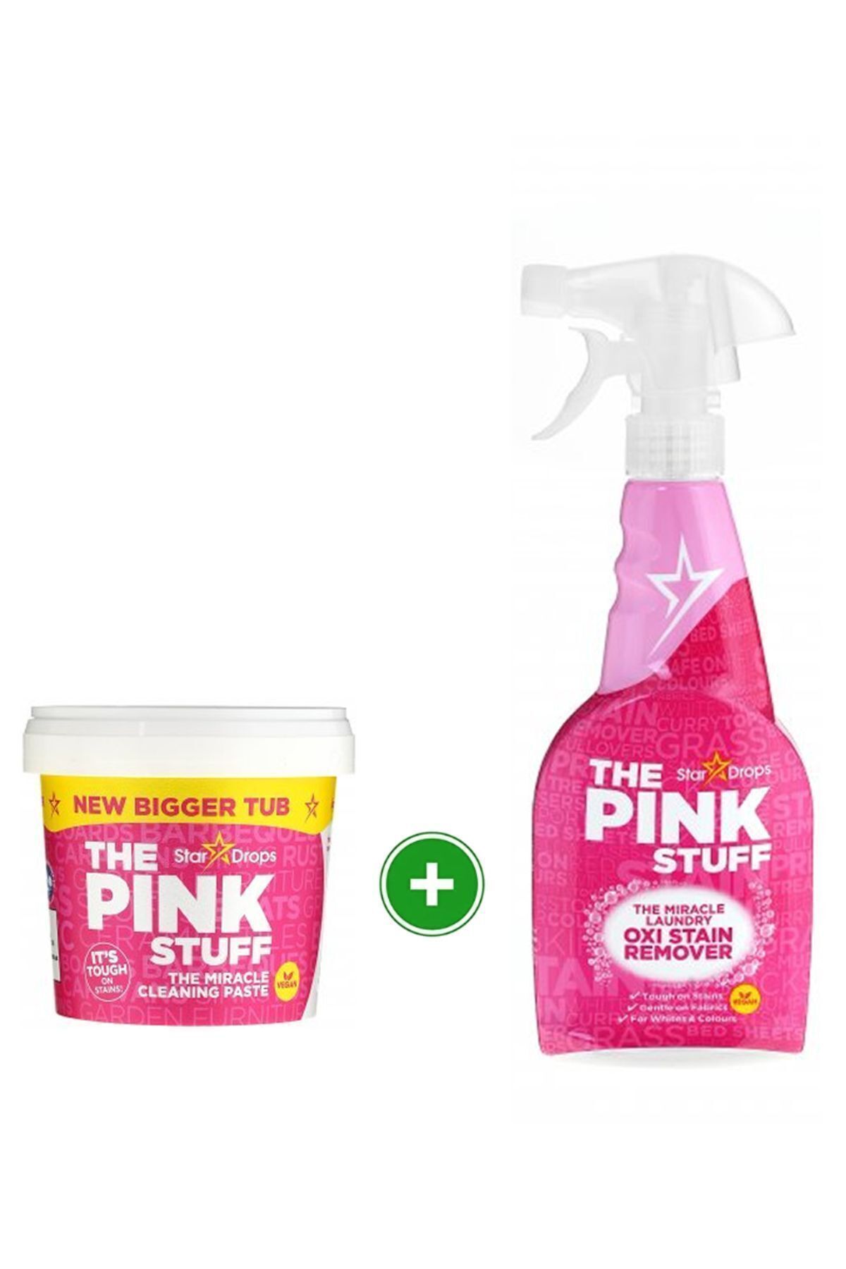 ROSSMANN The Pink Stuff Temizlik Macunu 850 gr The Pink Stuff Oxi Leke Çıkarıcı Sprey 500 ml