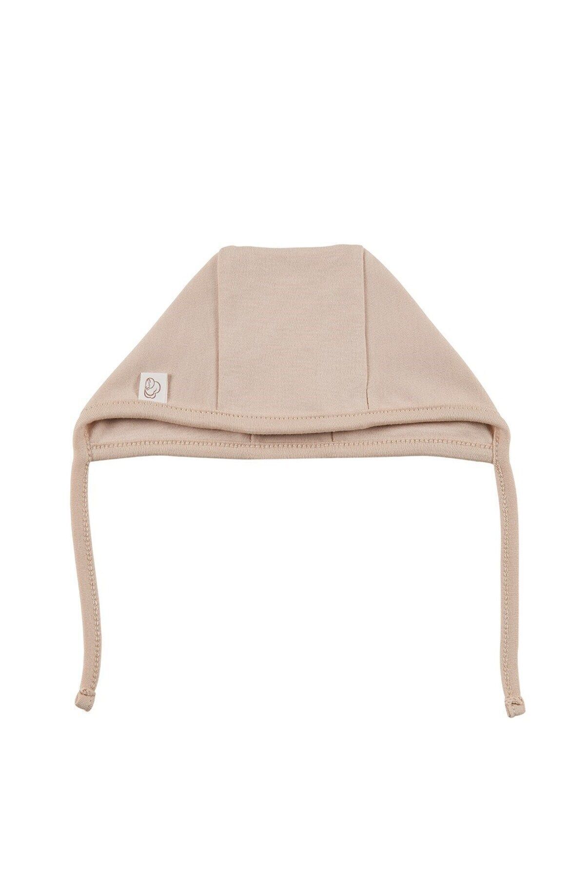 tinylamb Gleno Bebek Şapkası Krem Renk 2 Adet %100 Pamuk Bebek Beresi fotoğrafı 2 (önizleme)