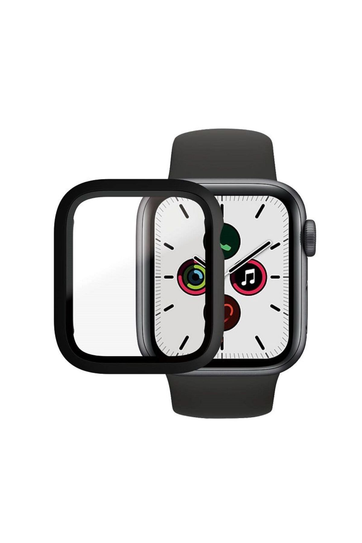 PanzerGlass-Apple Watch Series SE/4/5/6 40mm full body - Clear/Black 1