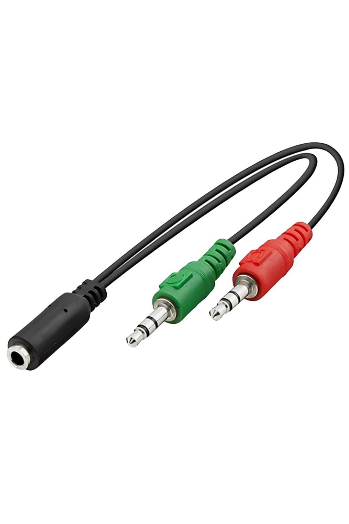C119 Kulaklık Mikrofon Ayırıcı Audio Kablo