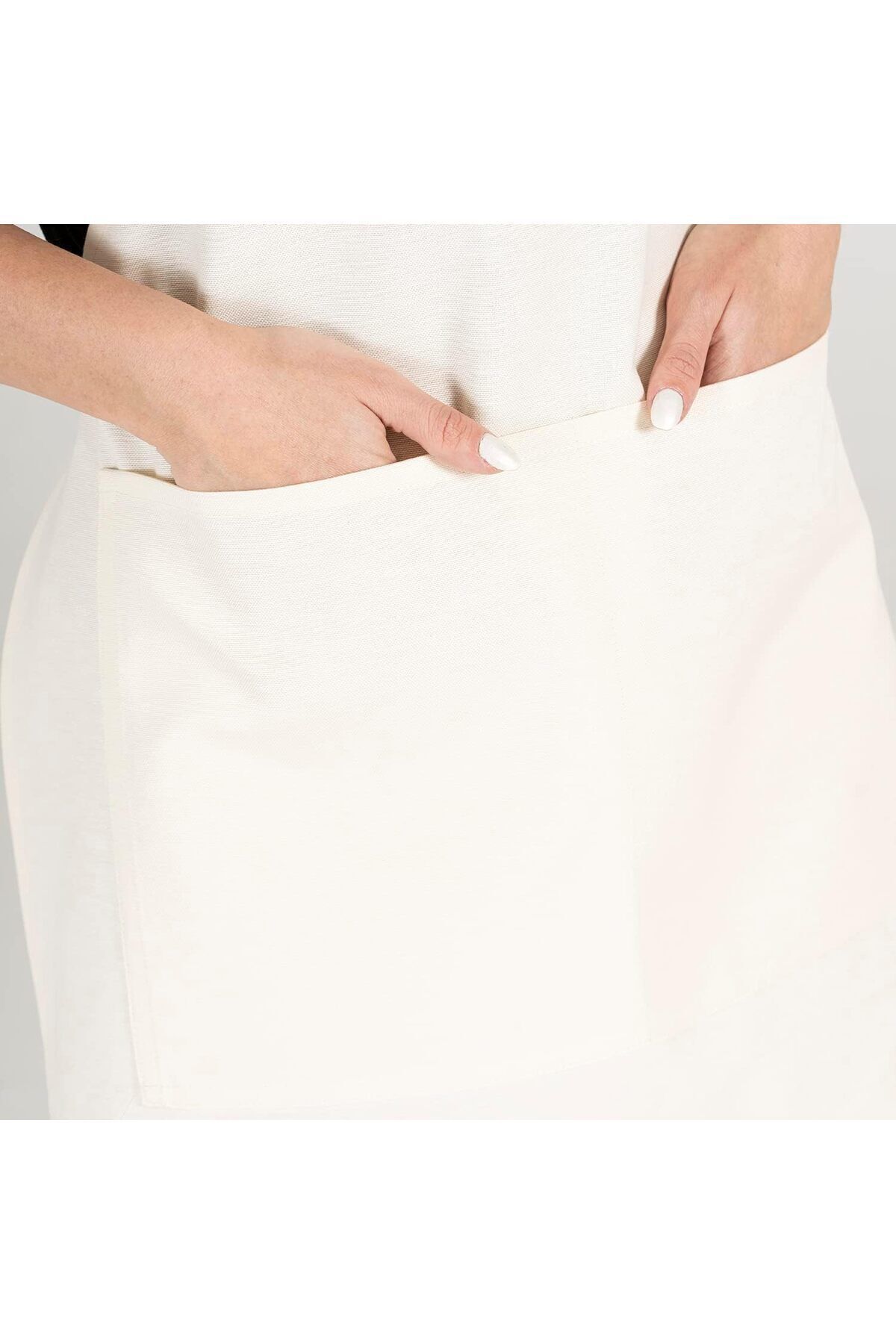 TOSHE-Kitchen Apron & Gloves - Beige - Cotton–Polyester 7