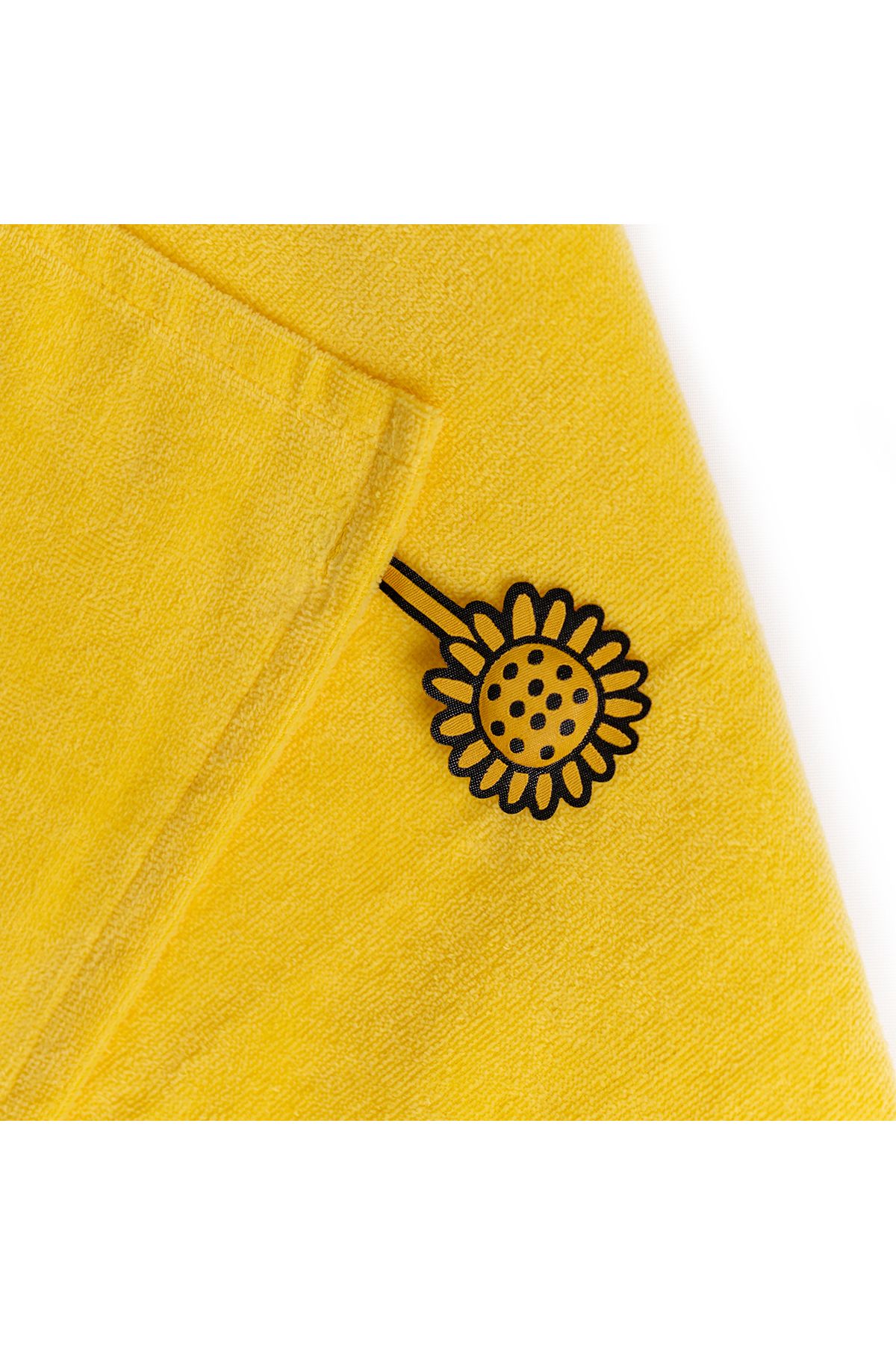 Milk & Moo-Milk&moo Bee Buzz Velvet Hooded Towel, 100% Cotton, For 0-2 Years, Soft And Absorbent, 70x120 Cm 3