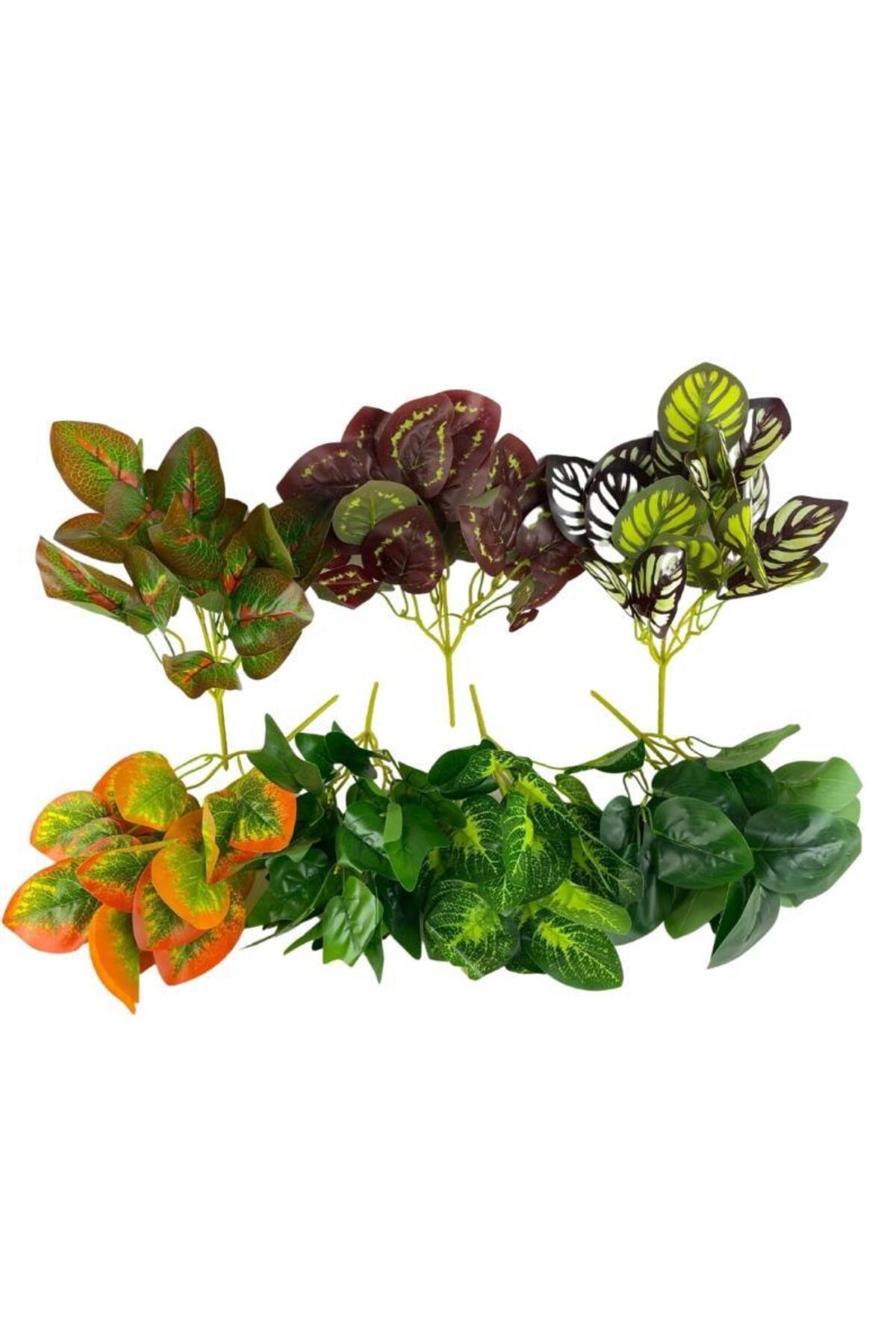 7-Piece Set Artificial Flower Greenery Upright Wall Application Flower 5Dal 30*20cm