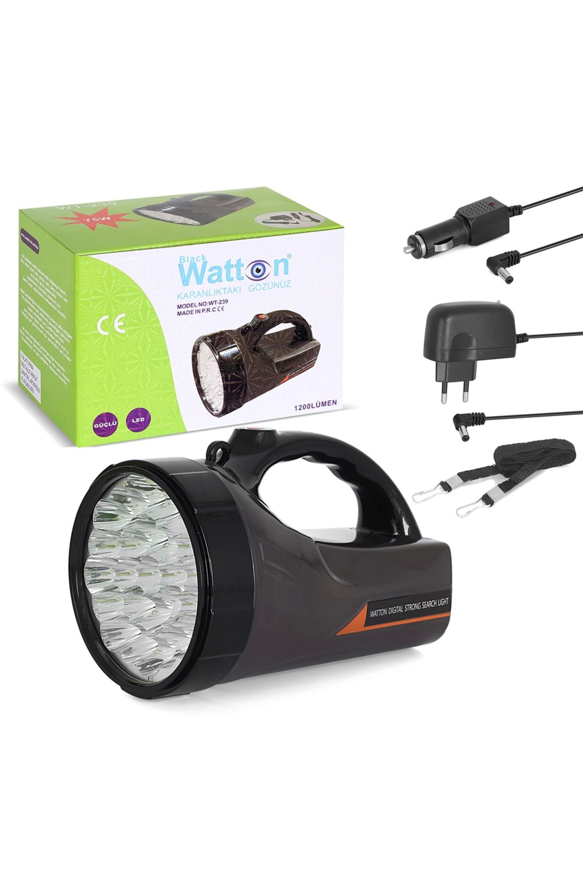 Easy Tedarik 1200 Lümen 25 Ledli El Feneri Wt-239