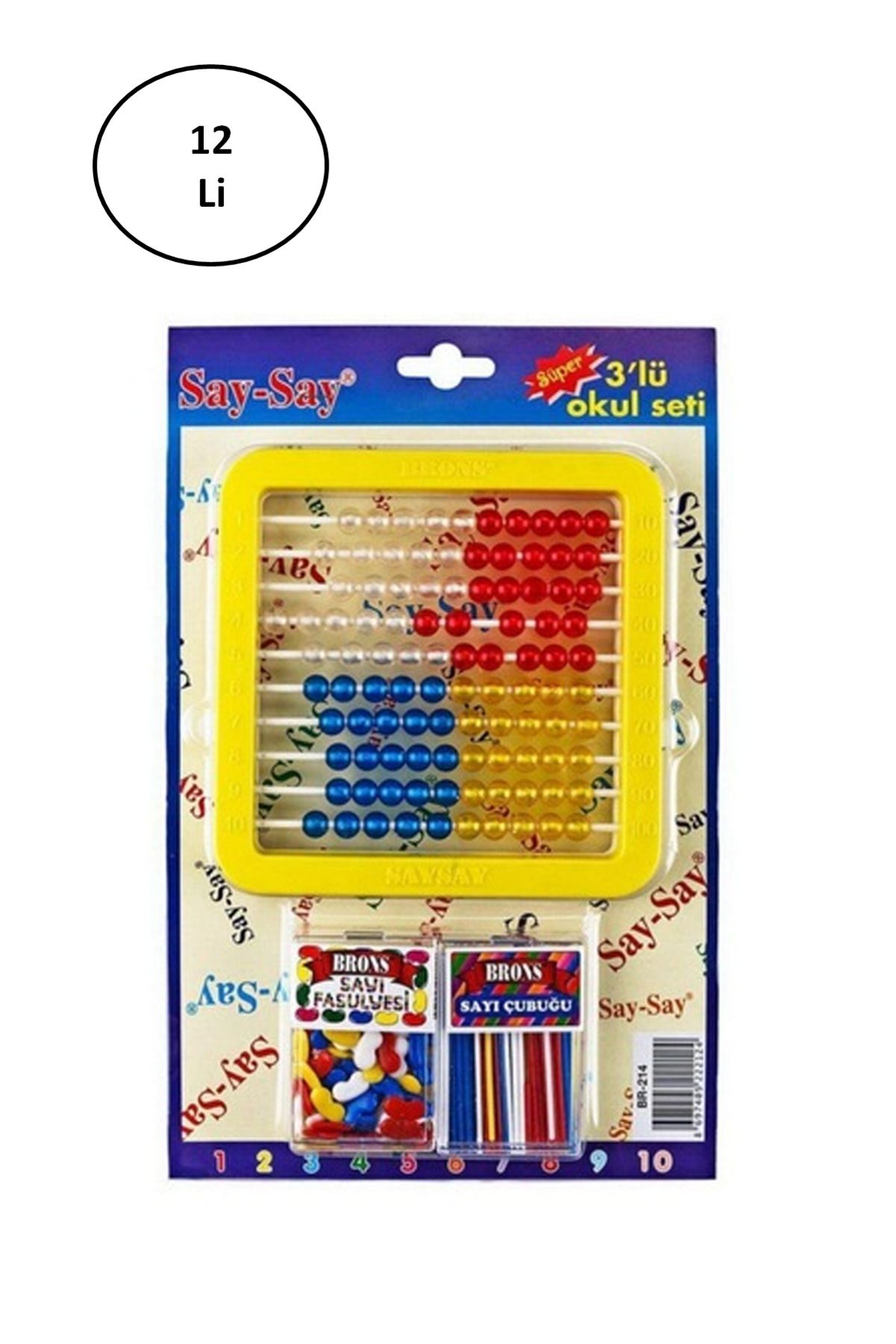 Kapamarka Brons 3'Lü Set Say Say Set Br-214 12'li