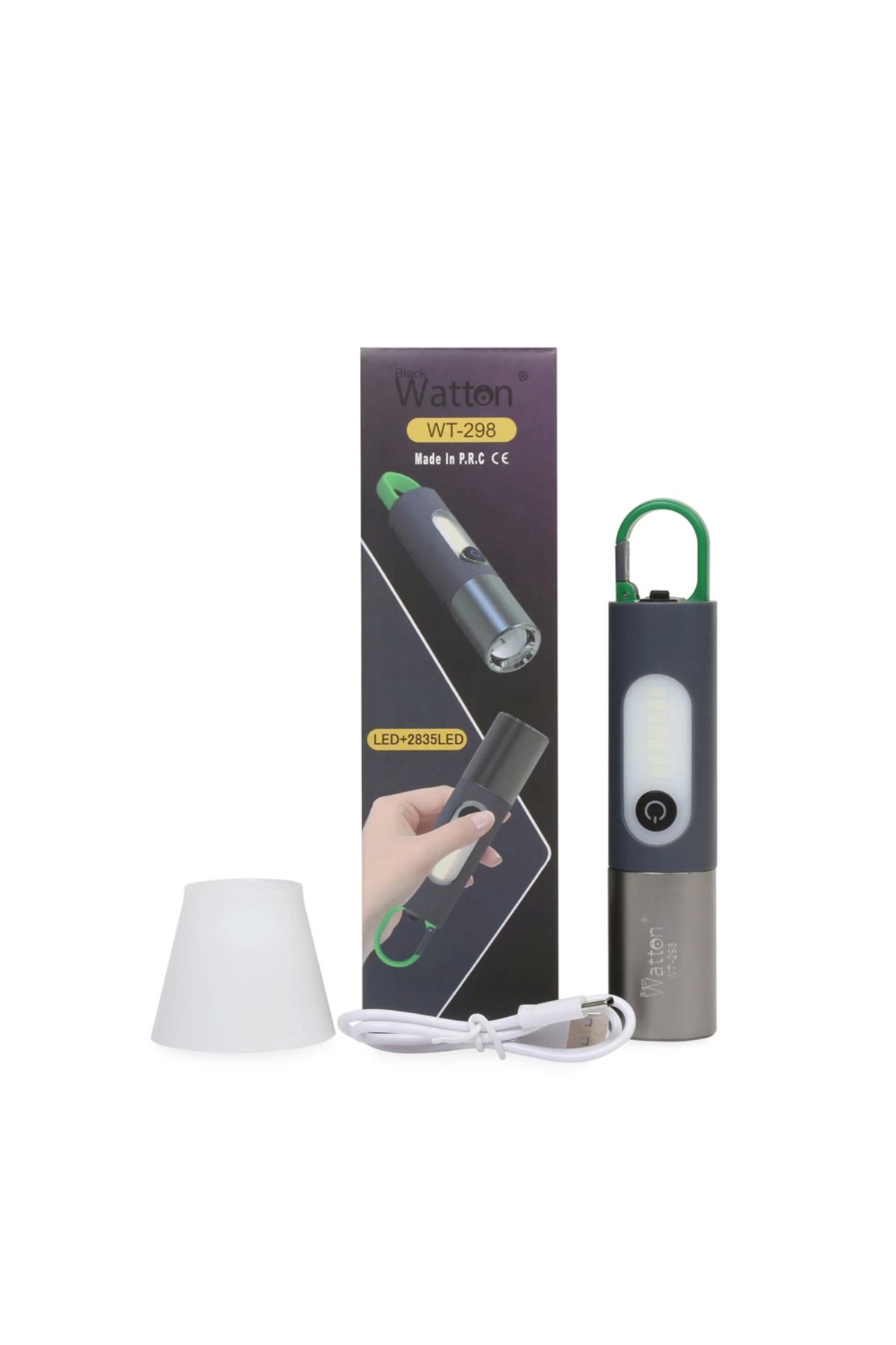 Easy Tedarik Type-c Girişli 750 Lümen Şarjlı Kamp Lambası Wt-298