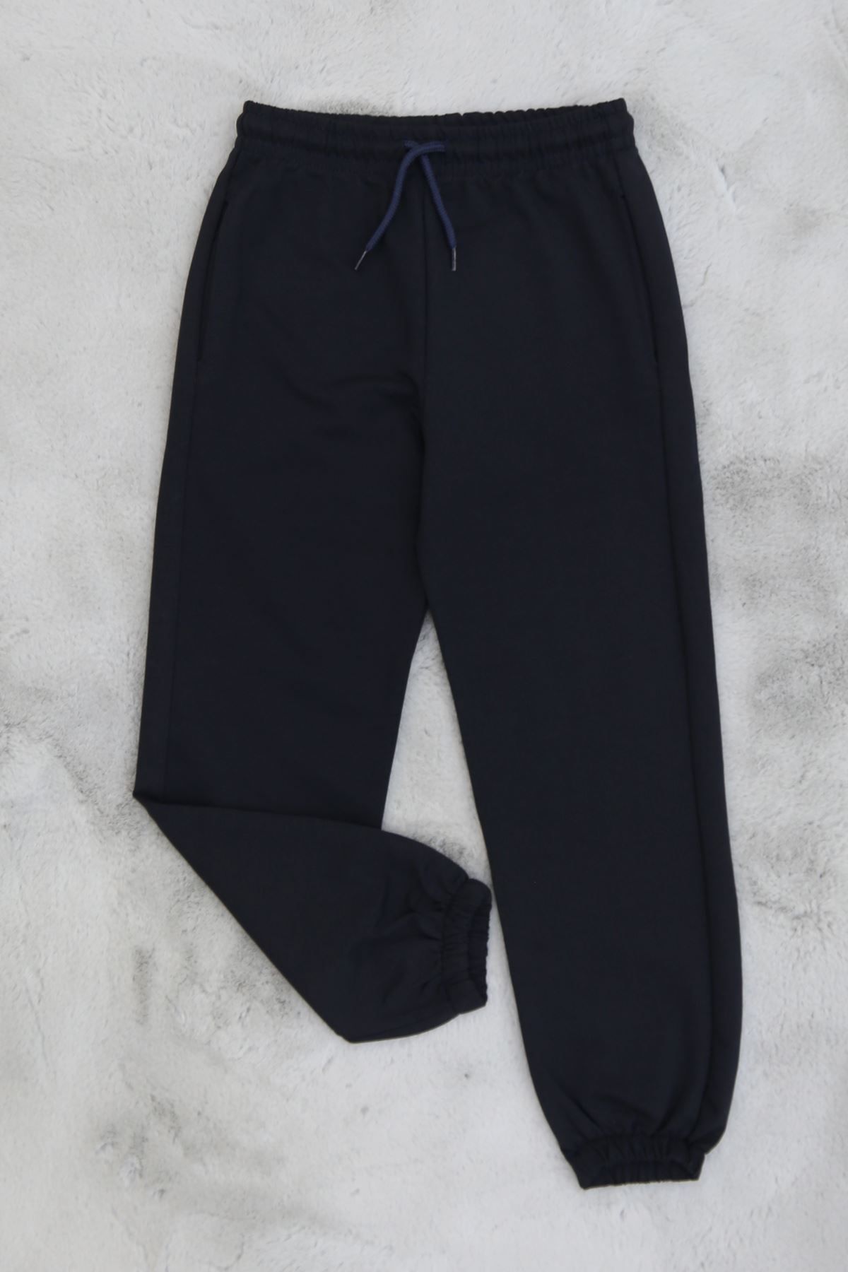 Cream-10-13 Years Old Navy Blue Children's Sweatpants - 324621 .1576 2