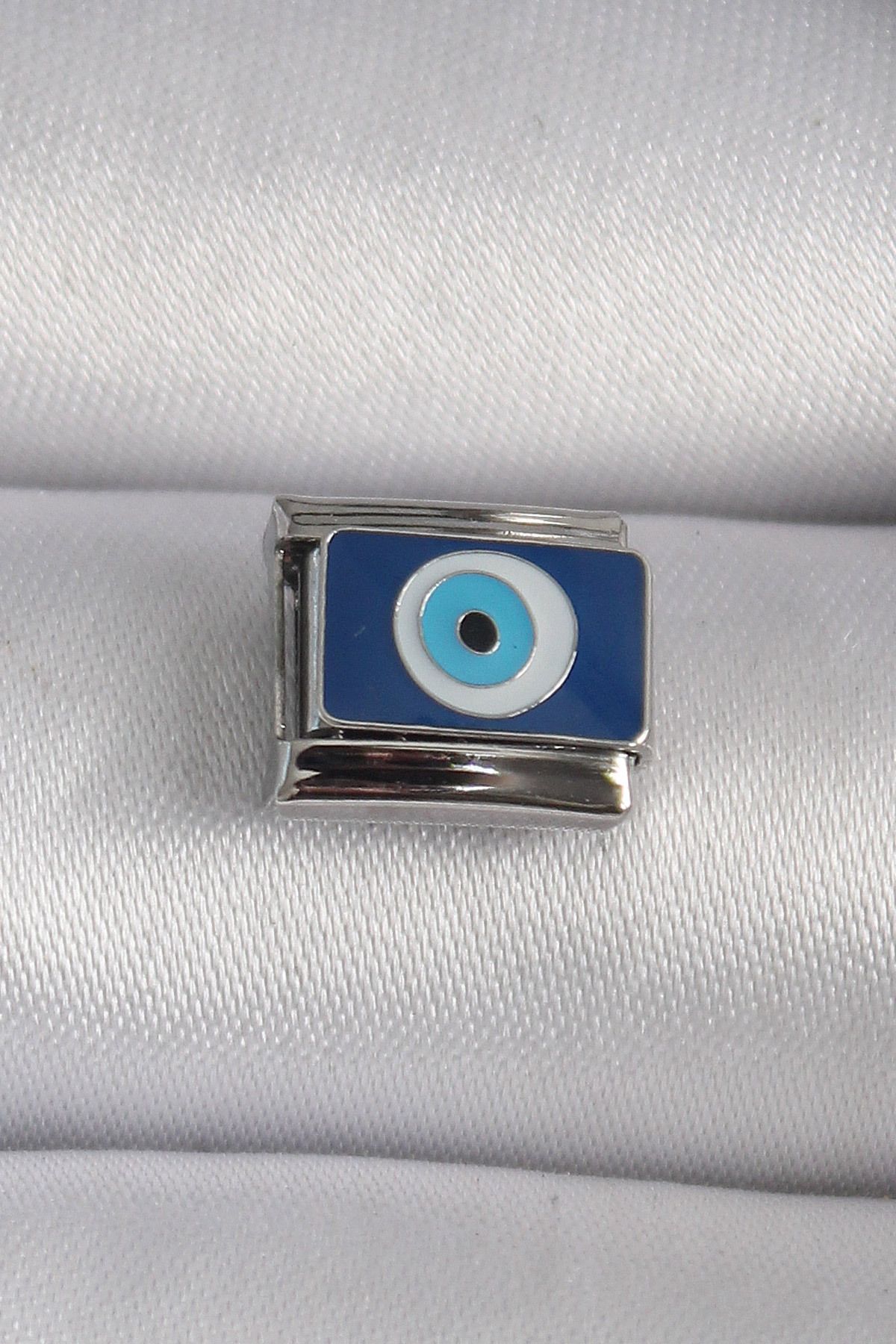 Jilemona-316L Steel Silver Color Evil Eye Beads Model Nomination Charm 1